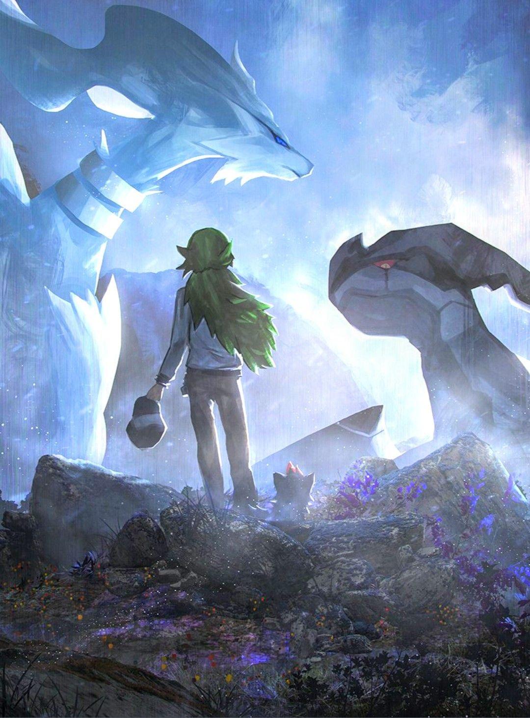 1080x1461 zekrom and reshiram. Anime, Pokemon, Black pokemon
