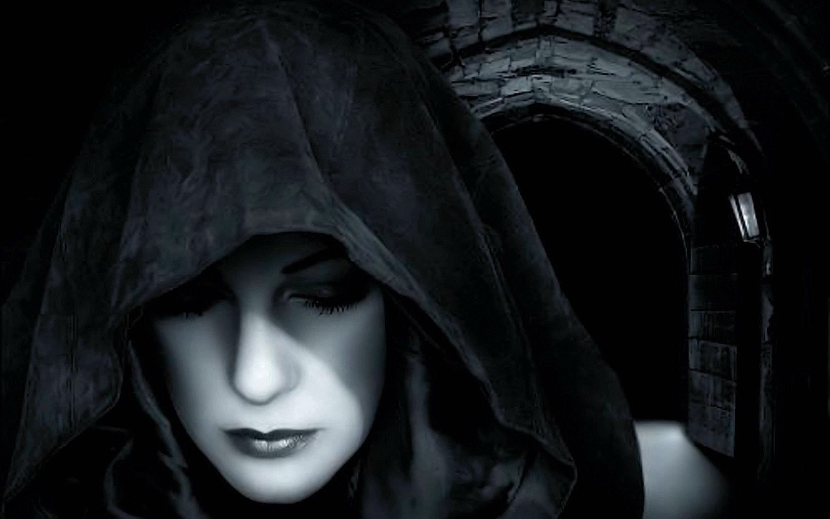 1680x1050 dark girl goth girl