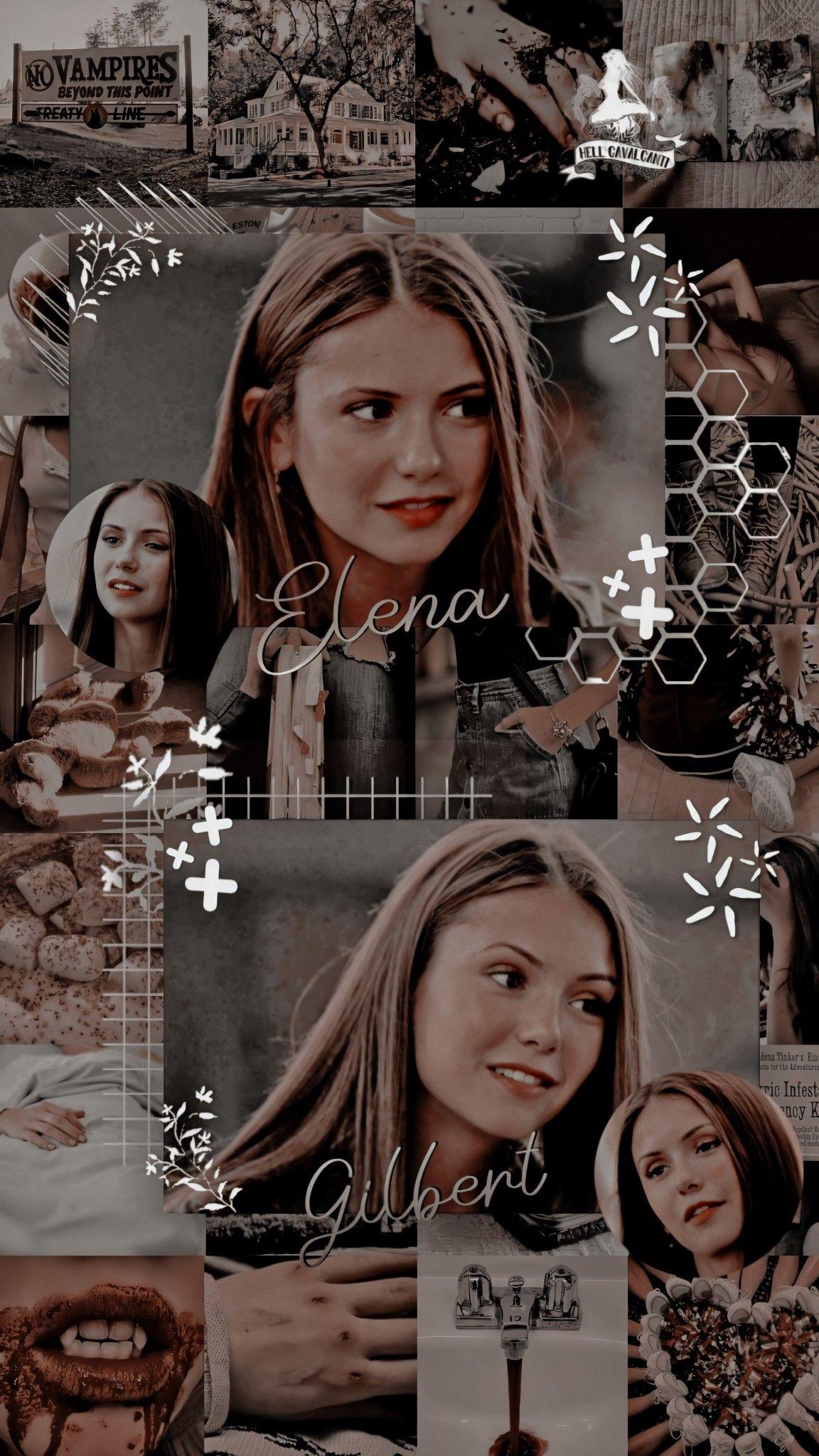 1152x2048 Elena Gilbert.. Wallpaper. Vampire diaries, Vampirler, Film afişleri