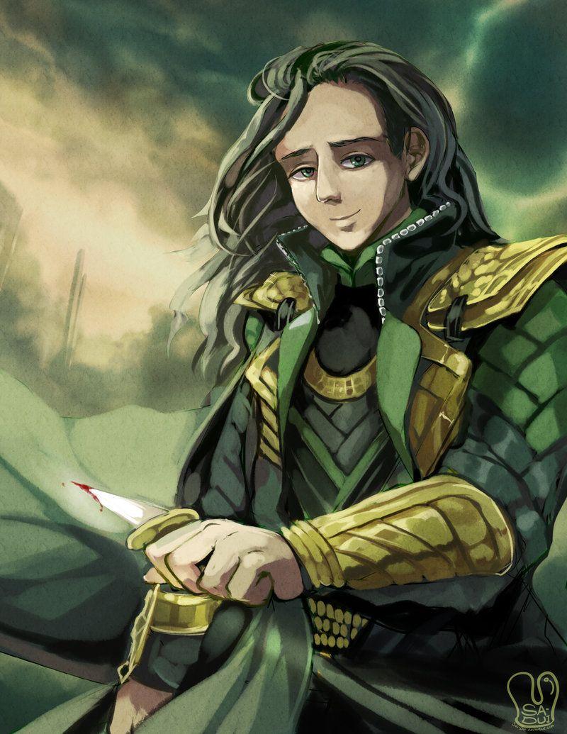 Loki (Shuumatsu no Valkyrie)  Anime estético, Adão e eva, Anime