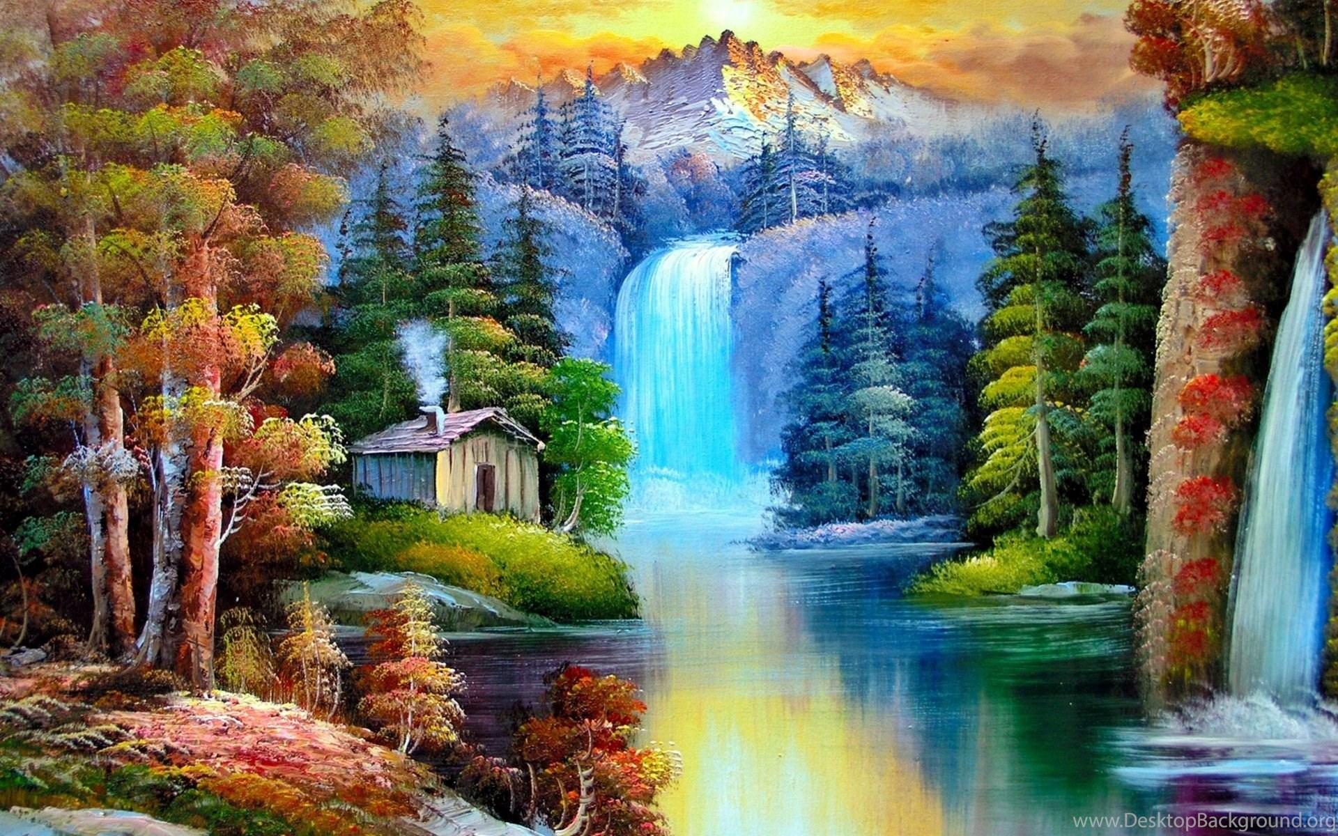 1920x1200 Abstract Painting Nature Wallpaper Desktop Background