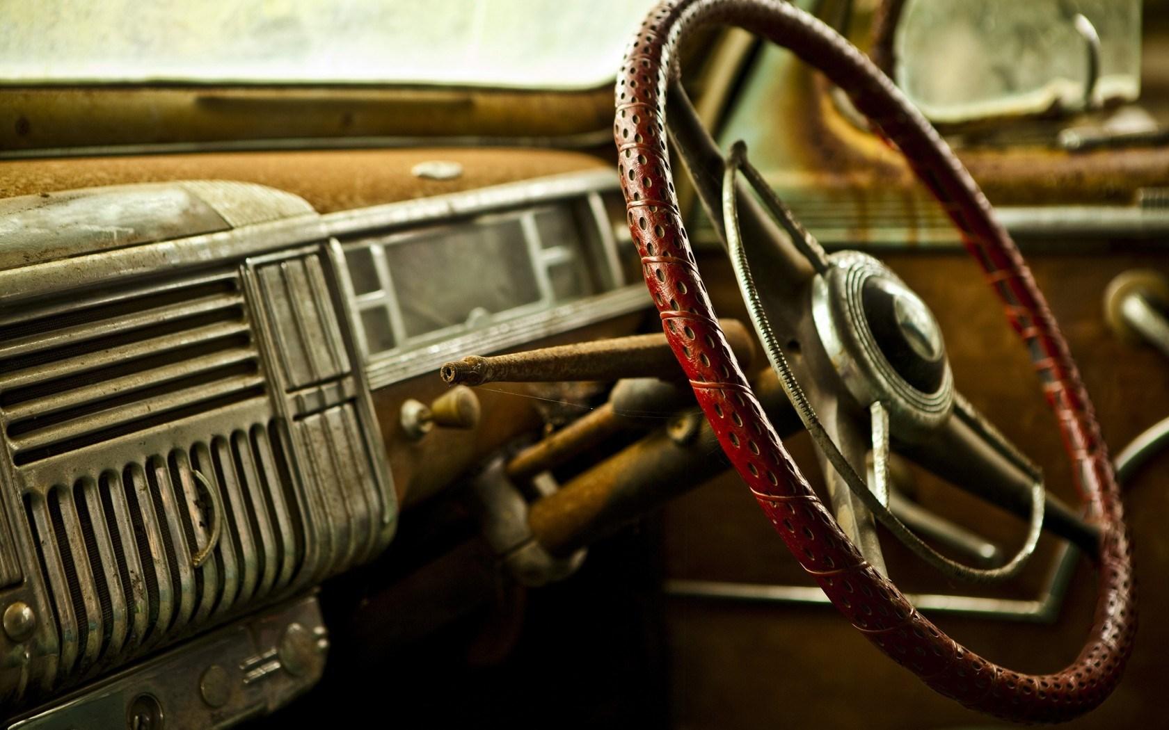 1680x1050 Hd Vintage Car Wallpaper Car Interior