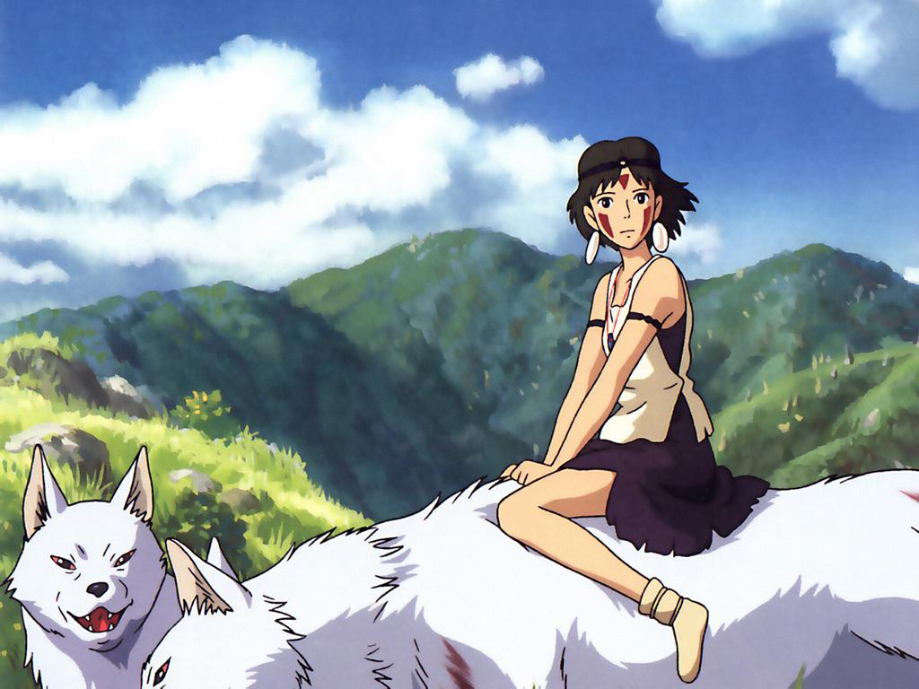 1024x768 Desktop Wallpaper Princess Mononoke Anime
