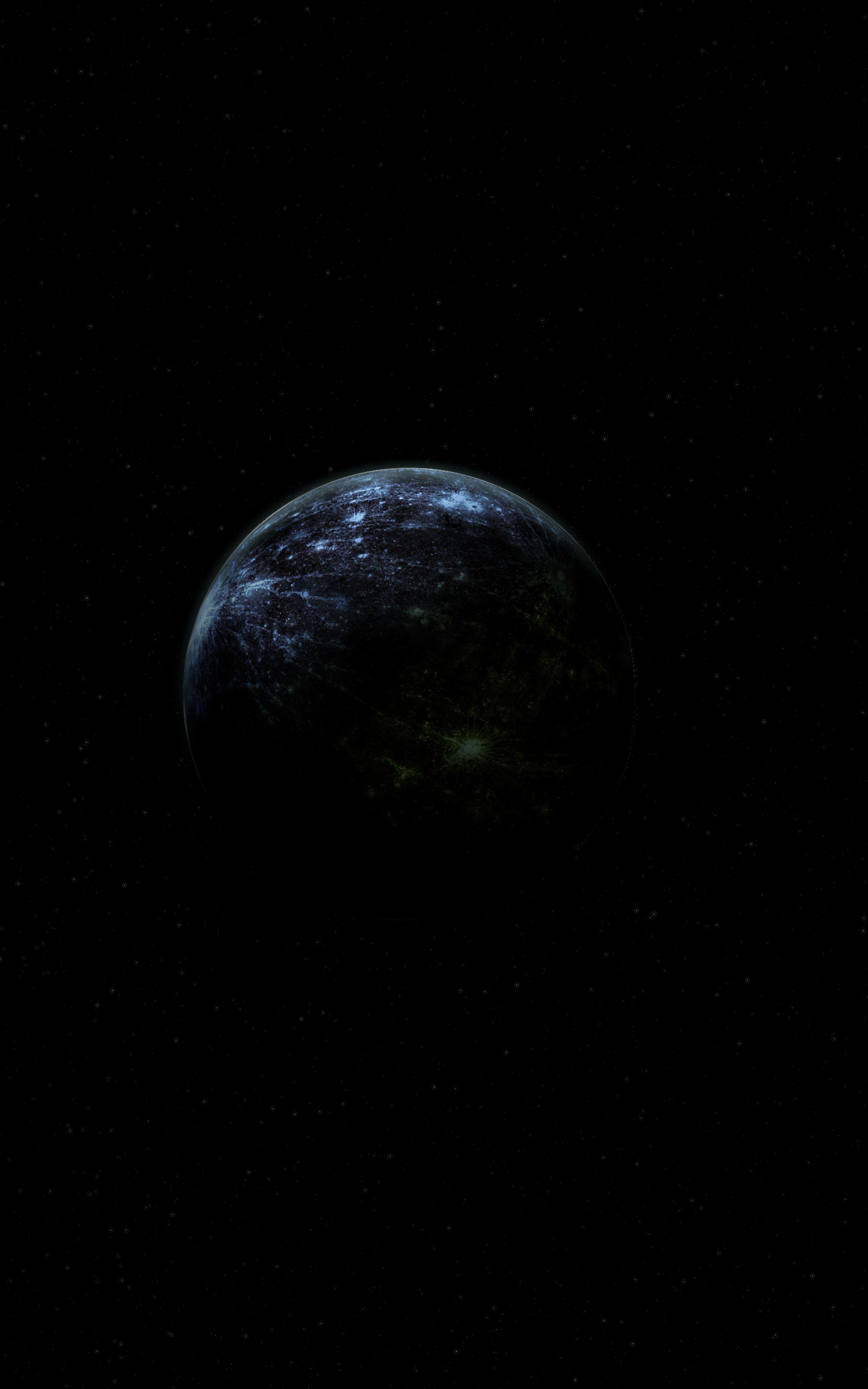 3200x5120 Space Phone Dark Wallpaper