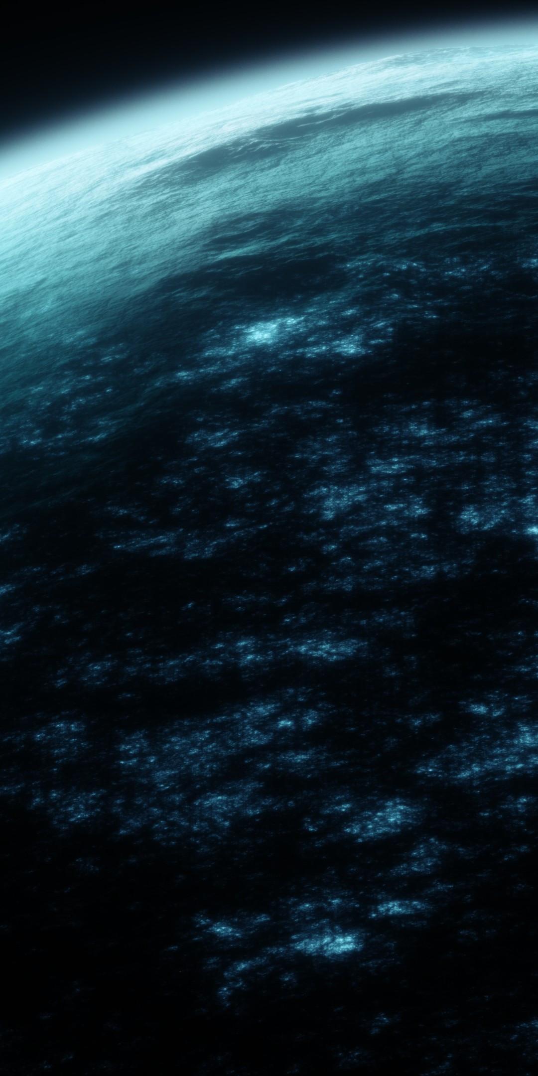 1080x2160 Download 1080x2160 Earth, Atmosphere, Galaxy, Scary, Dark Space Wallpaper for Huawei Mate 10