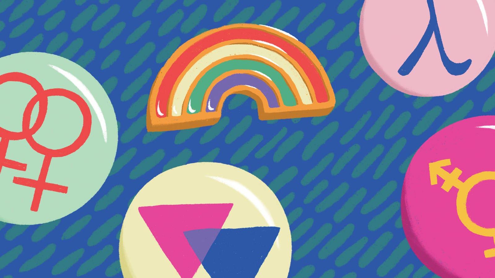 1600x900 LGBT Symbols Meaning: Labrys, Double Moon, Biangles
