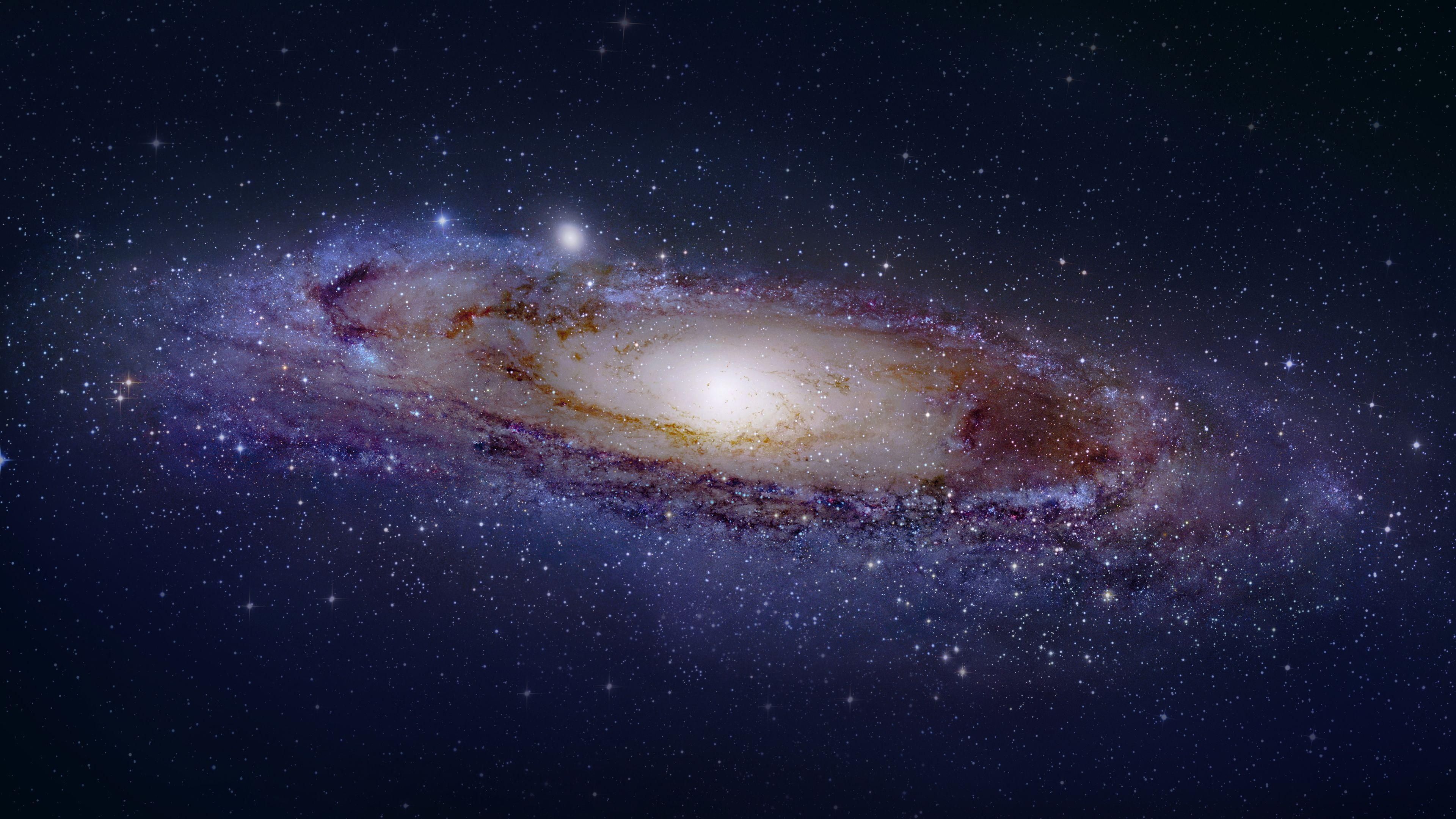 3840x2160 Galaxy Space Universe Andromeda Stars 4k Universe Wallpaper, Stars Wallpaper, Space Wallpaper, Hd Wallp. Blue Galaxy Wallpaper, Galaxy Wallpaper, Galaxy Image