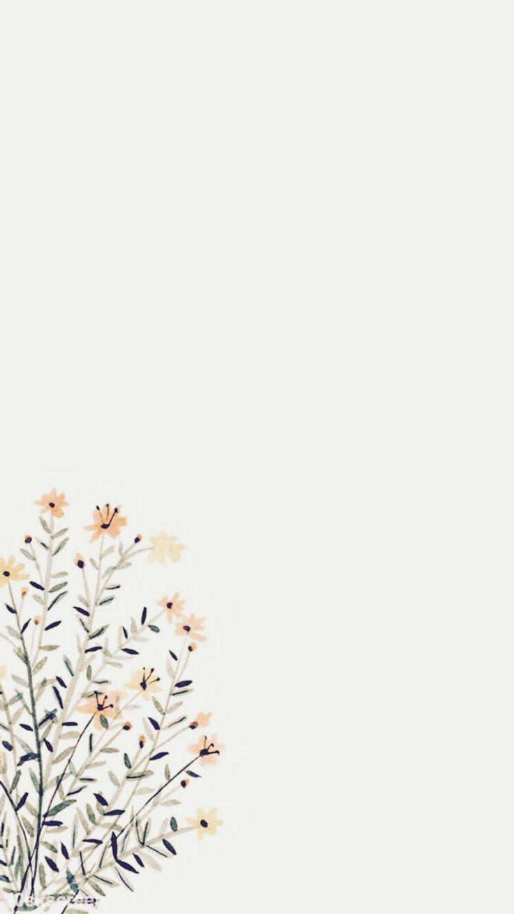 736x1309 Minimalist Floral Wallpaper, HD Minimalist Floral Background on WallpaperBat