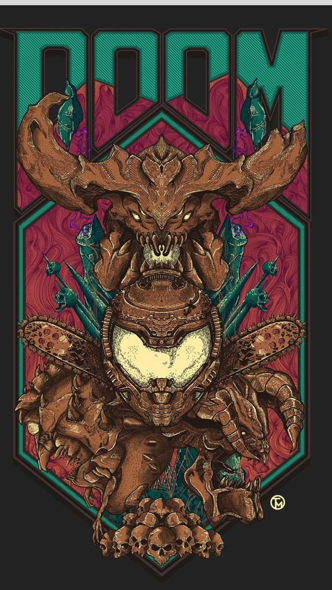 1080x1920 4K Doom Wallpaper