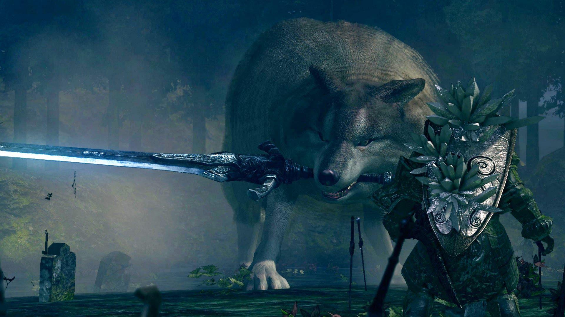 1920x1080 Wolf Boss Dark Souls HD Wallpaper