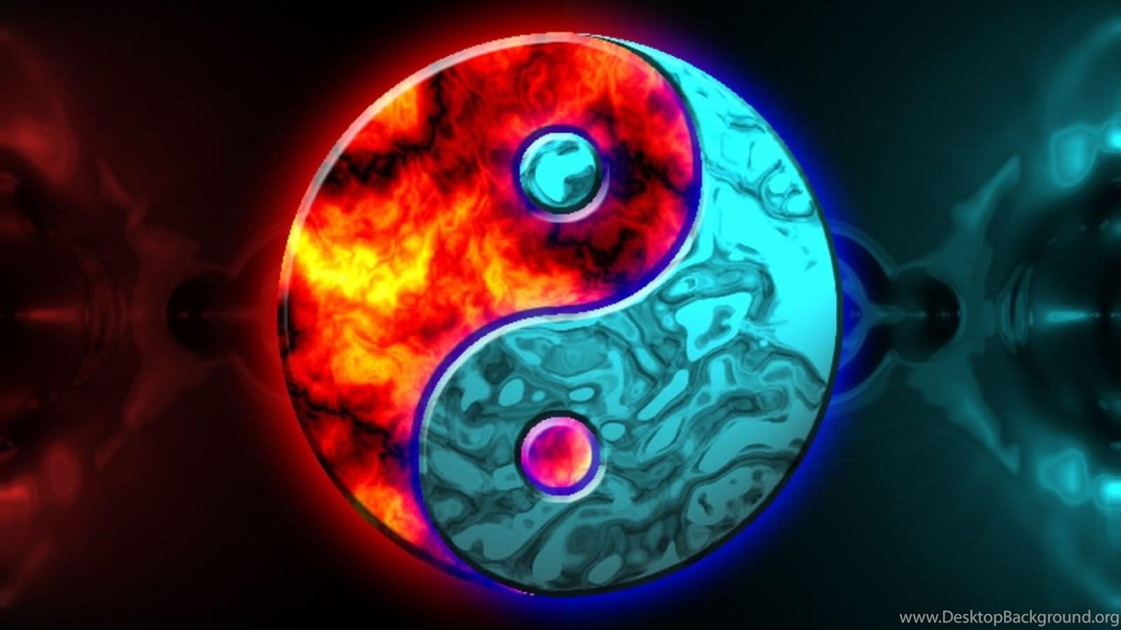 1600x900 Dragon Yin Yang Wallpaper Desktop Background