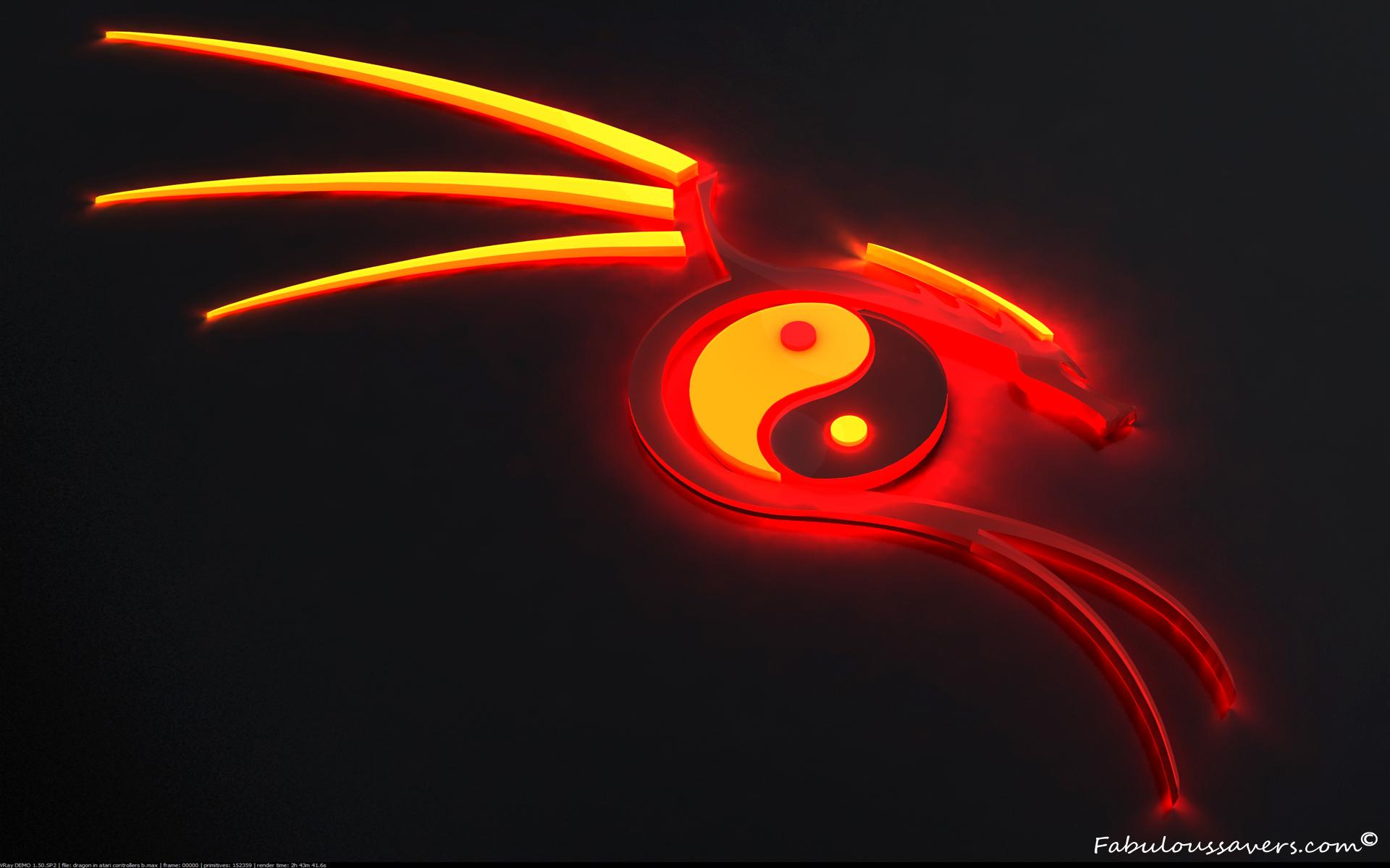 1920x1200 Trends For Wallpaper Yin Yang Dragons Photo