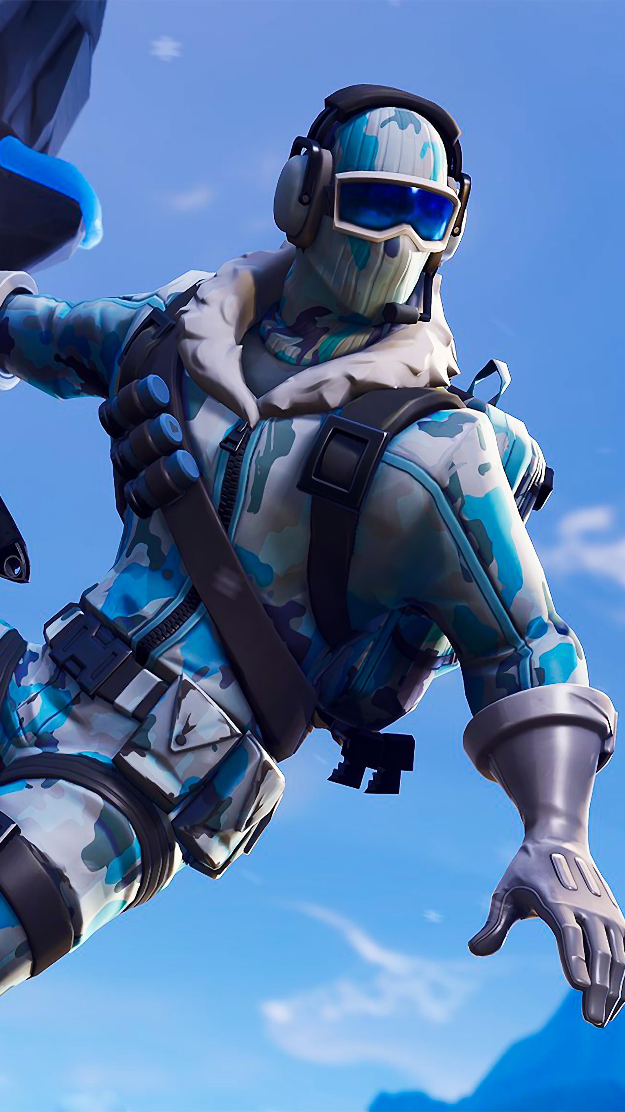 2160x3840 Fortnite Deep Freeze Bundle 4K Ultra HD Mobile Wallpaper