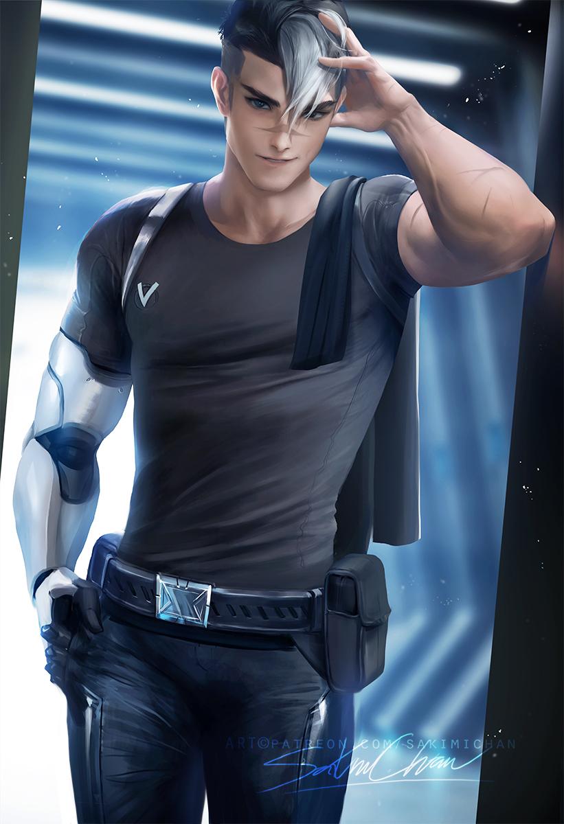 821x1200 Takashi Shirogane: Legendary Defender Anime Image Board