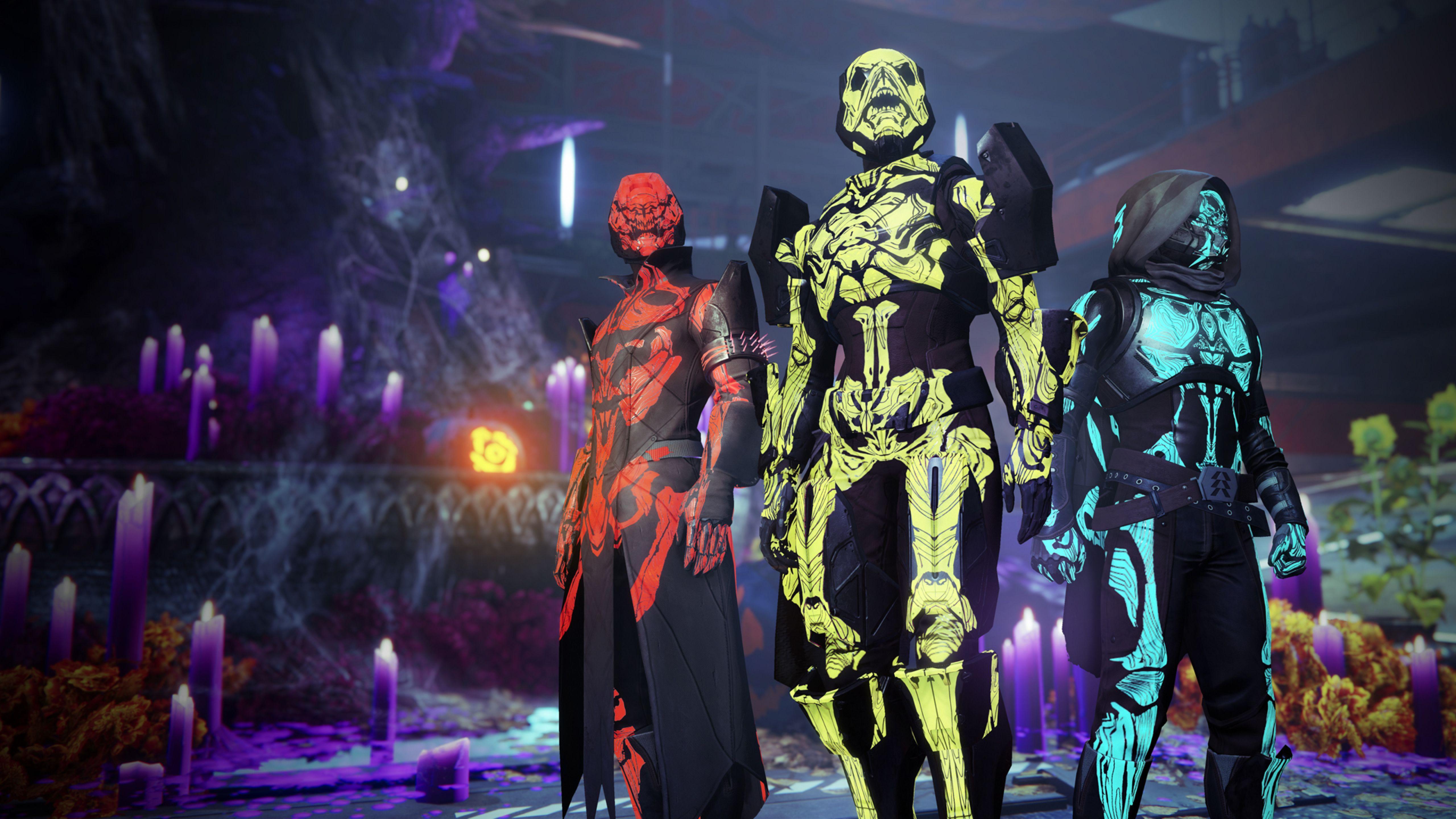 5120x2880 Destiny Halloween Wallpaper