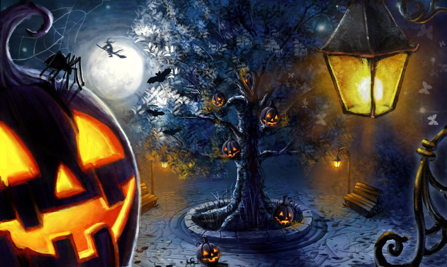 1500x898 Hallowen Wallpaper Free Halloween 2 Wallpaper, Photo, Picture and Background