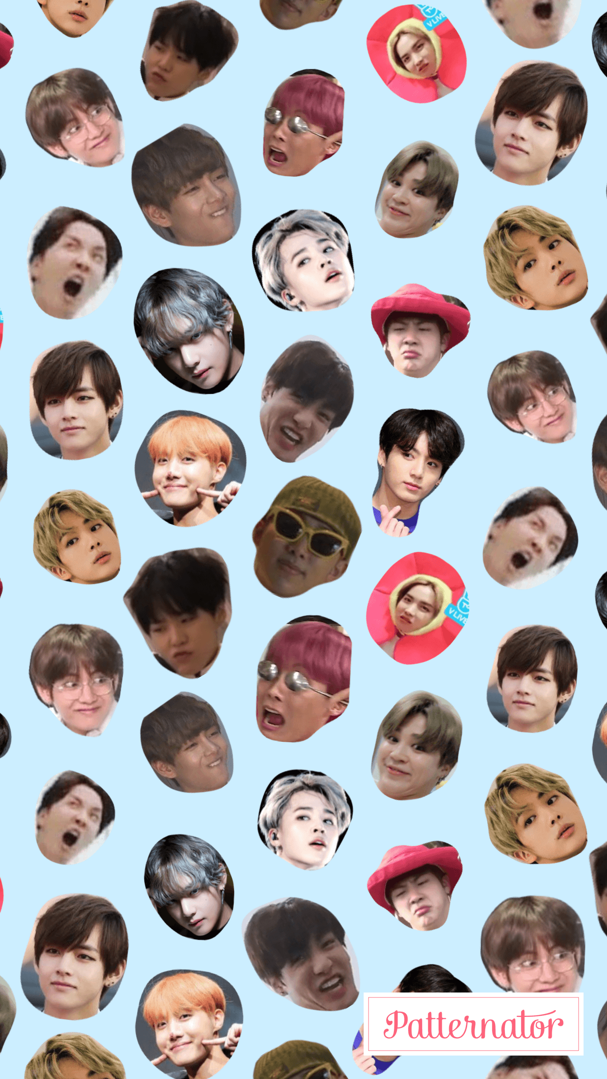 1242x2208 Funny BTS Wallpaper