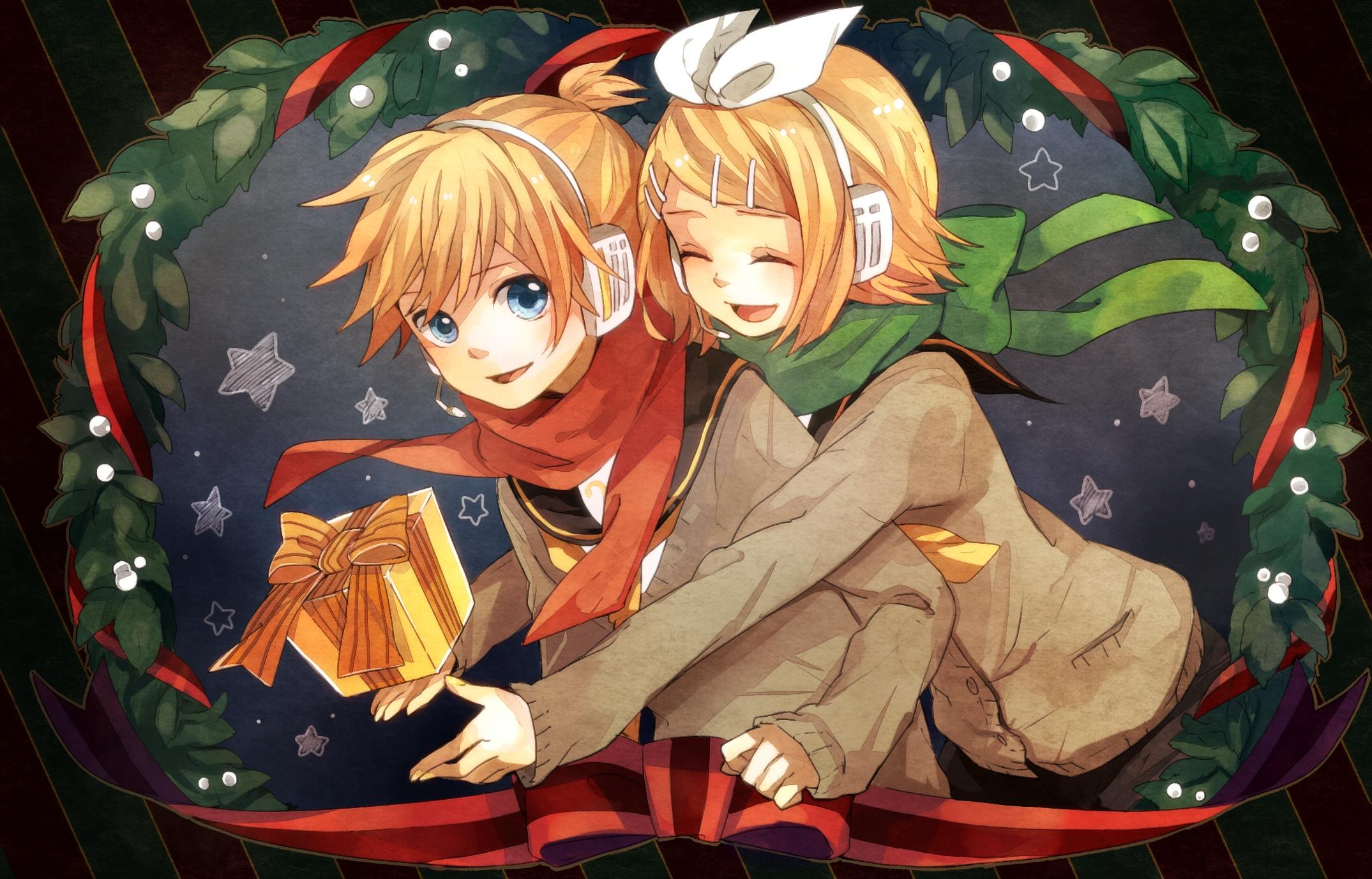 2149x1377 vocaloid kagamine rin kagamine len anime girls 1366x769 wallpaper