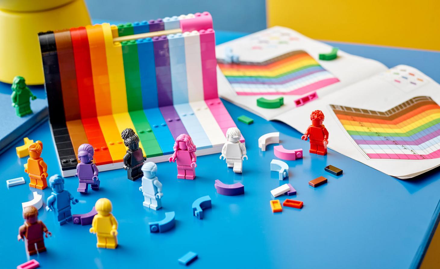 1460x895 Everyone is Awesome says Lego in rainbow tribute to Pride. Wallpaper*
