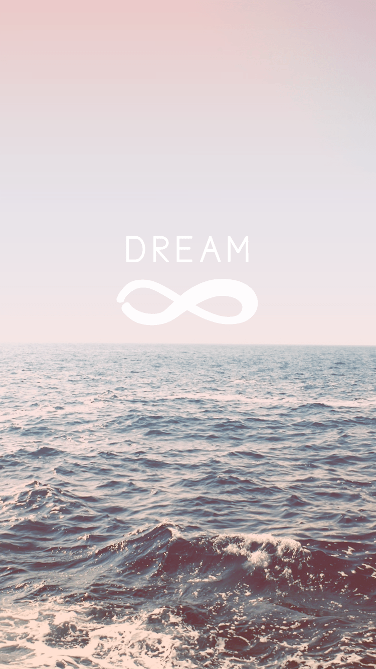 750x1334 Dream + Infinity. free pastel ocean waves iPhone background
