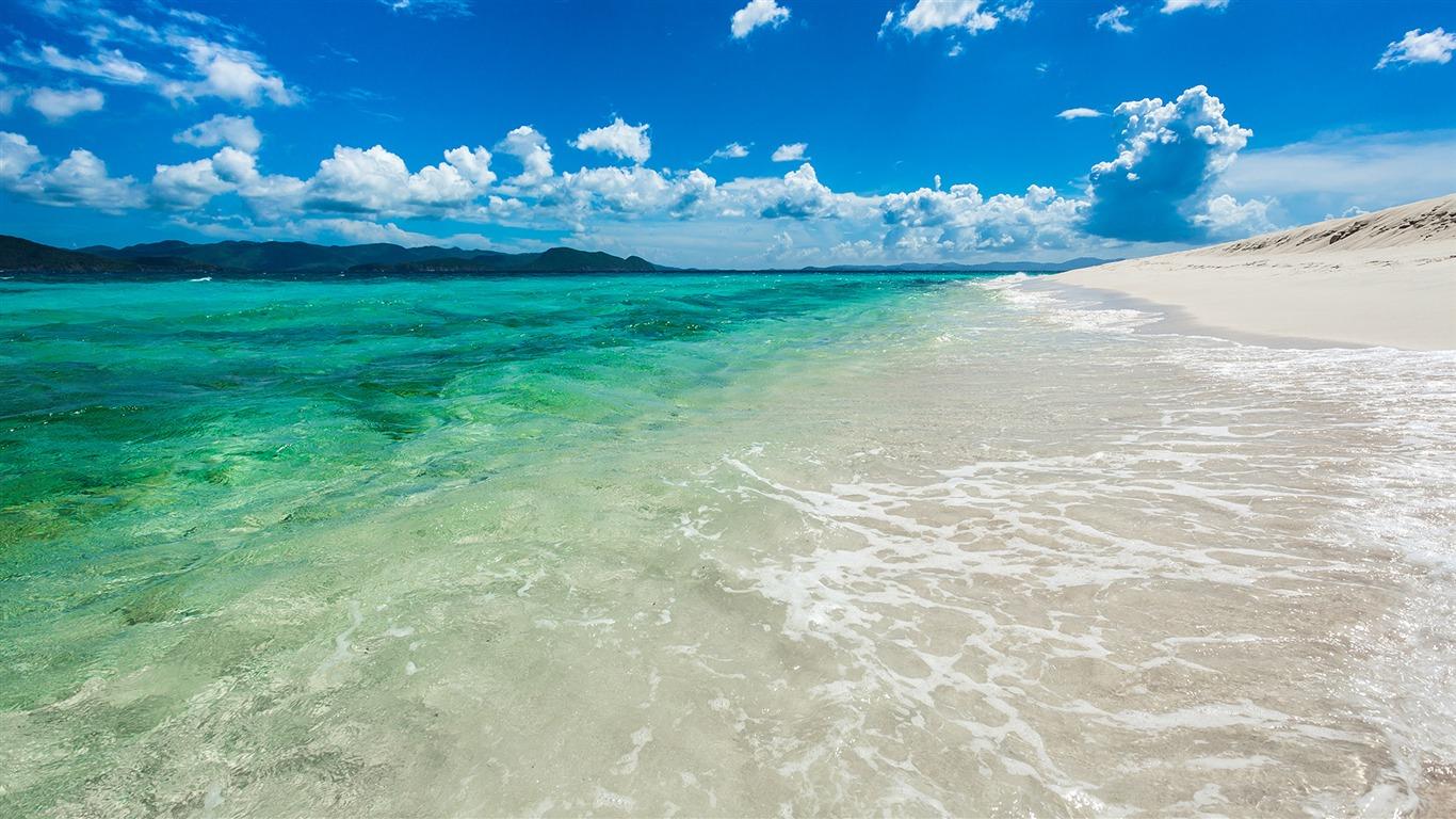1366x768 Sandy Cay Bahamas HD Desktop Wallpaper