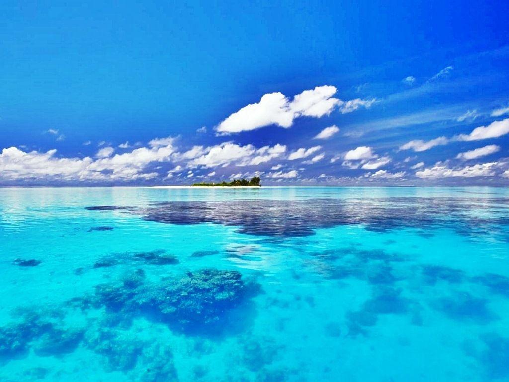 1024x768 Bahamas. Ocean background, Ocean landscape, Landscape wallpaper
