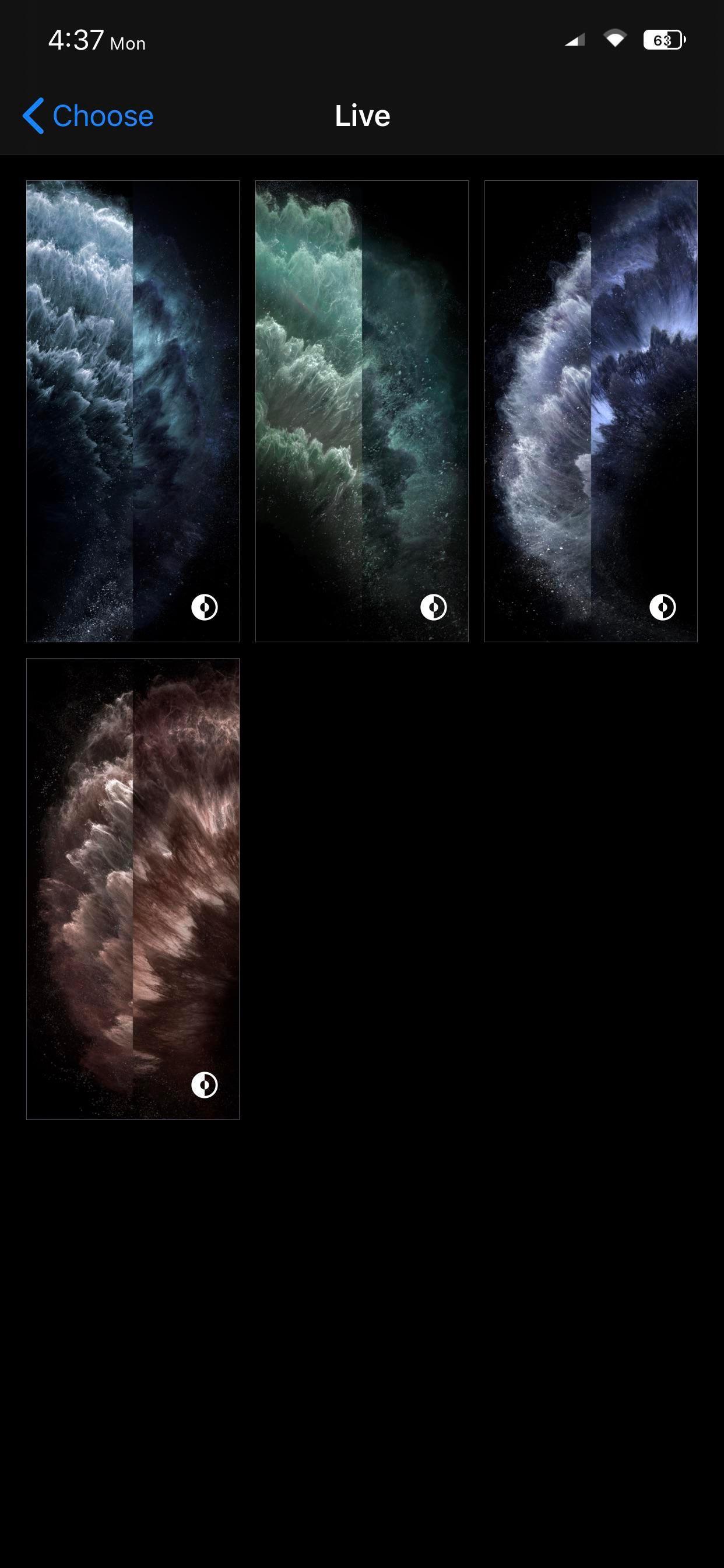 1242x2688 Request Ability to choose Light Wallpaper in Dark Mode?: jailbreak