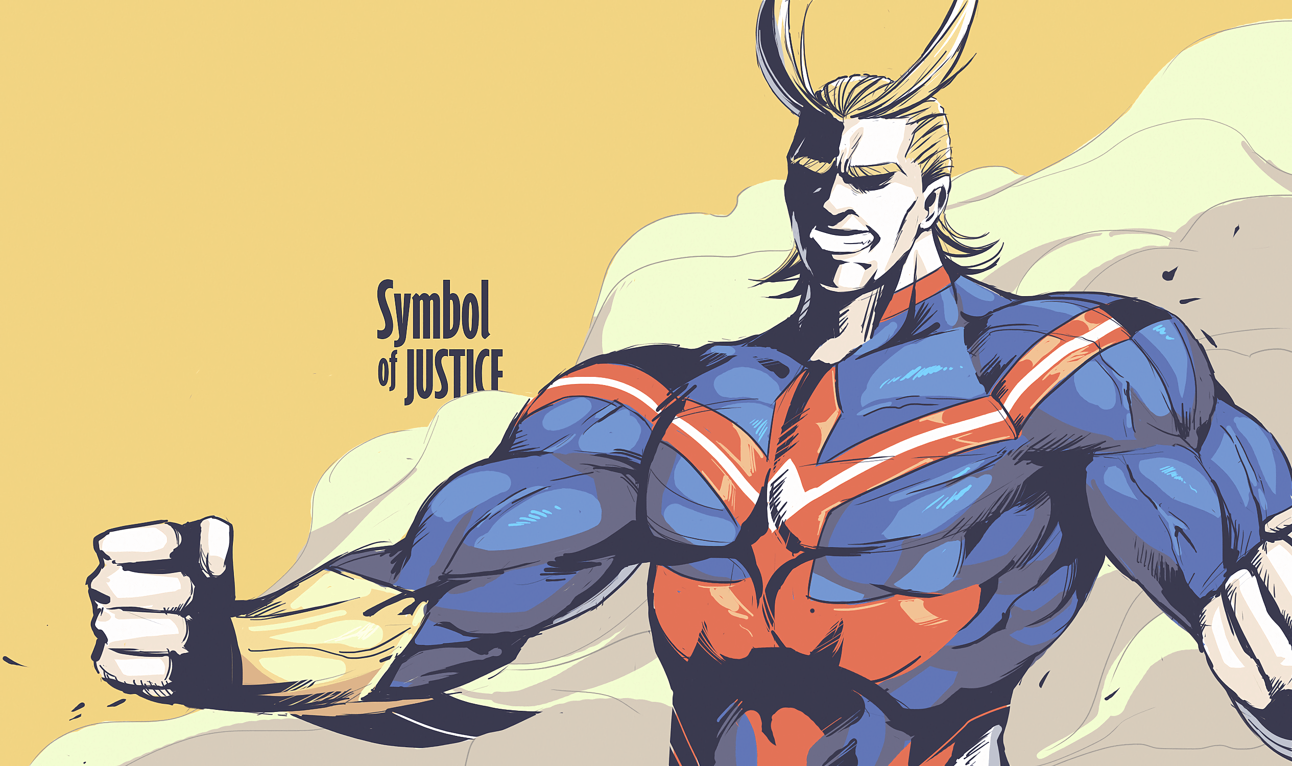 2530x1500 All Might Wallpaper