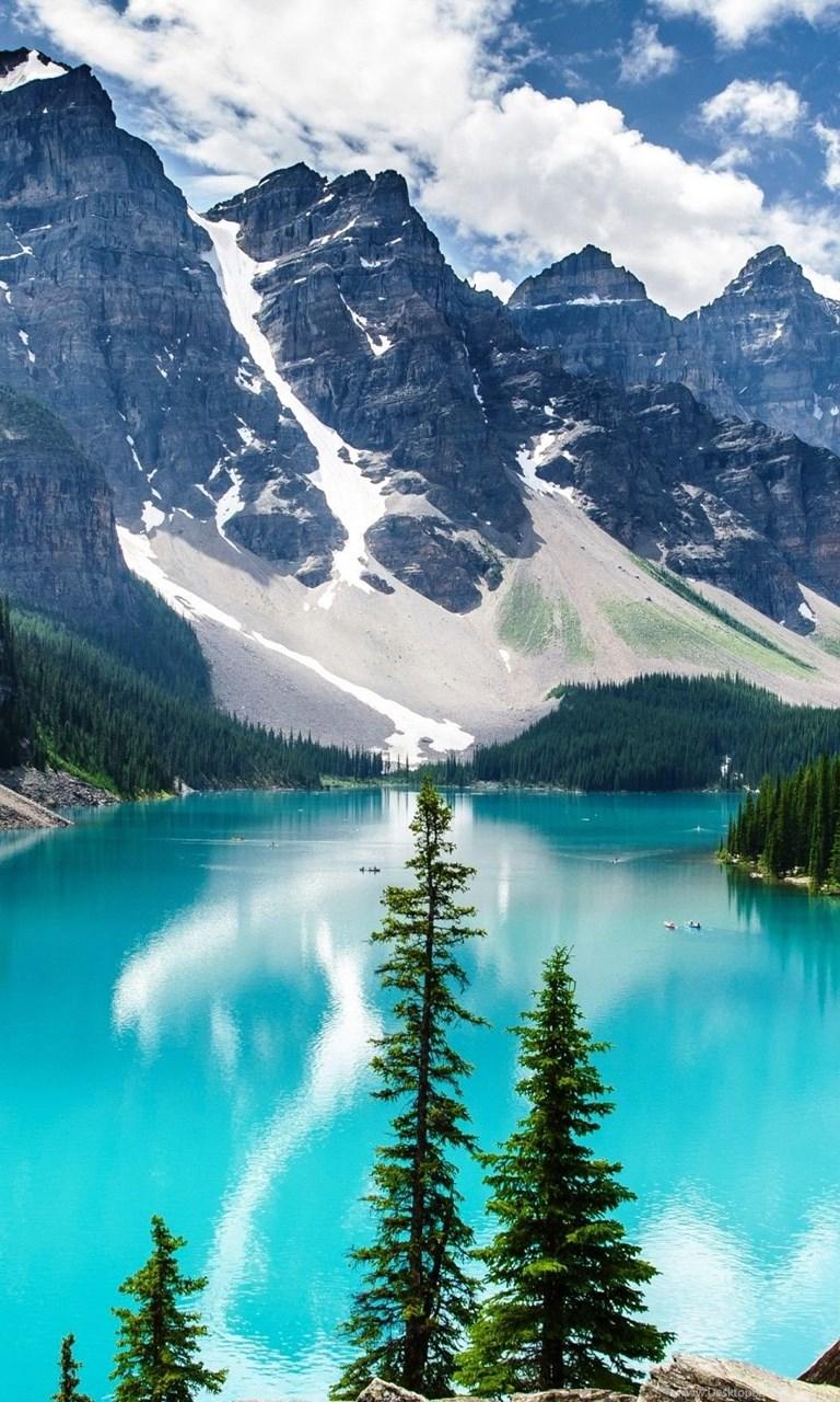 768x1280 Rocky Mountains Canada HD Wallpaper Desktop Background