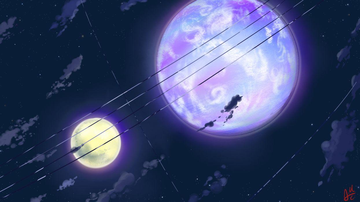 1245x700 Clouds Mac Naut Moon Night Original Scenic Signed Sky Mac Background HD Wallpaper