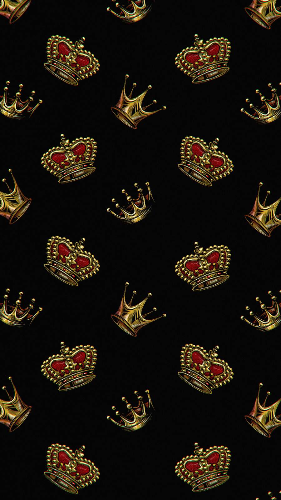 Download wallpaper 1350x2400 skull, black, dark, crown, 3d iphone  8+/7+/6s+/6+ for parallax hd background