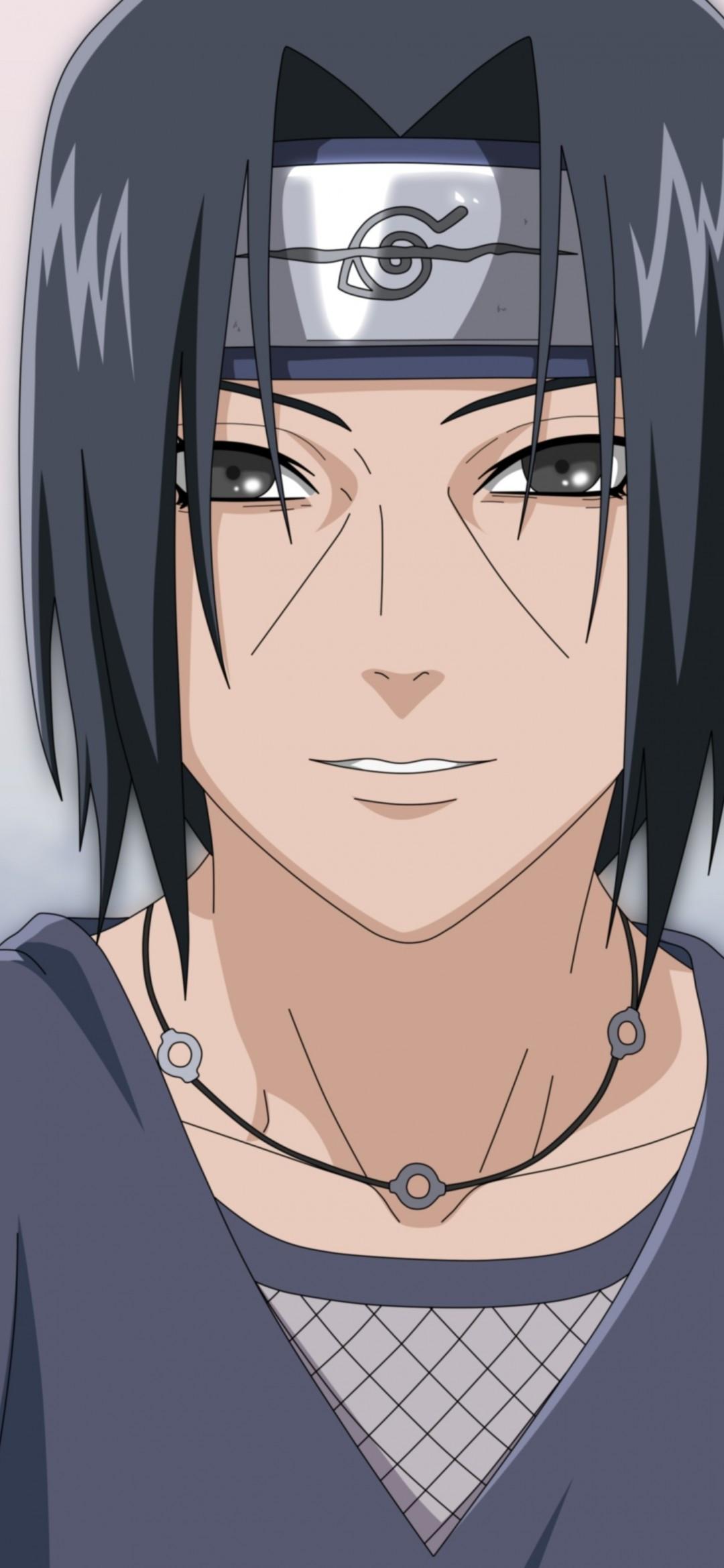 1080x2340 Download 1080x2340 Uchiha Itachi, Naruto, Smiling Wallpaper for Xiaomi Mi 10 & Mi 9 & Mi Mix 3 & Black Shark Huawei P30 Pro, Vivo V15 Pro, OnePlus 6T, Huawei Y9 2019