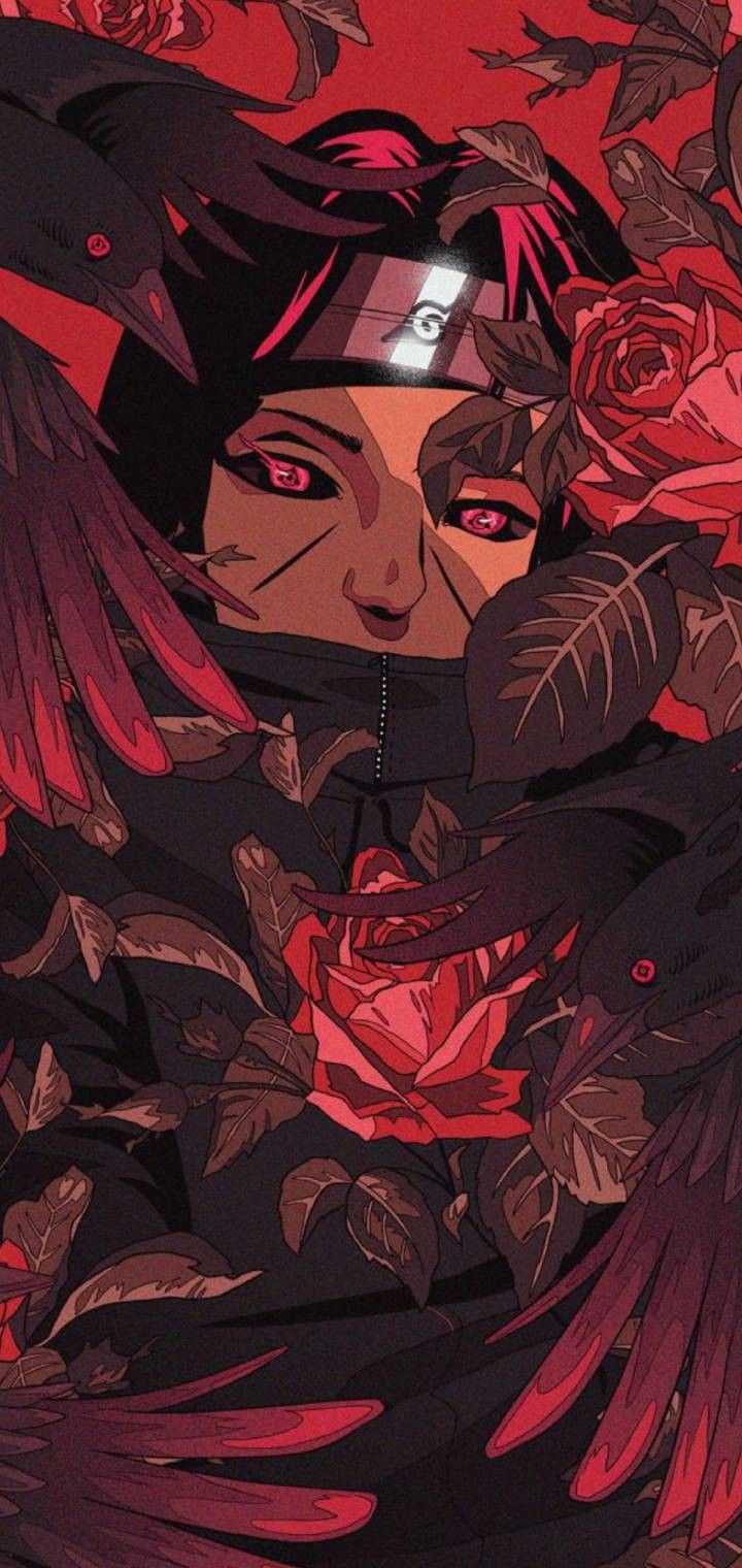 Itachi Red Wallpapers Top Free Itachi Red Backgrounds Wallpaperaccess