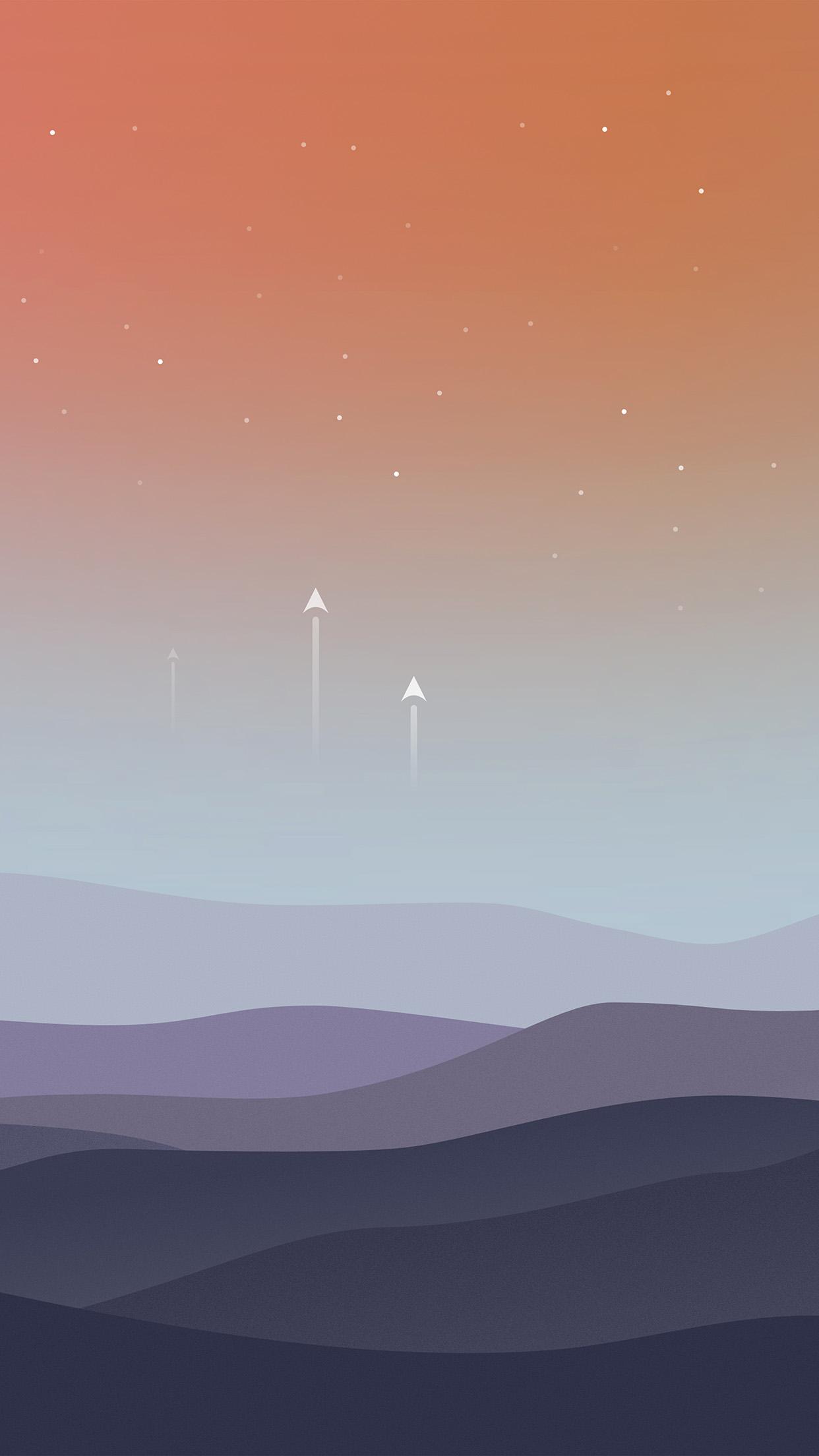 1242x2208 iPhone X wallpaper. minimal space art illustration