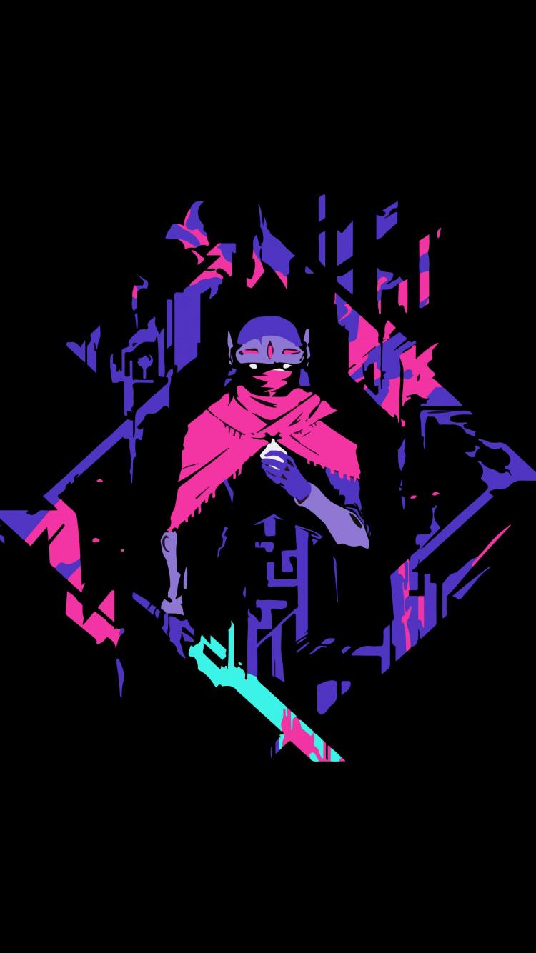 750x1334 Download Hyper Light Drifter, minimal, computer game wallpaper, 750x iphone iPhone 8