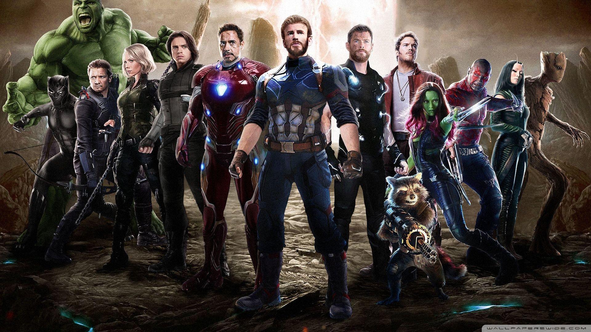 1920x1080 Avengers Deskk Wallpaper