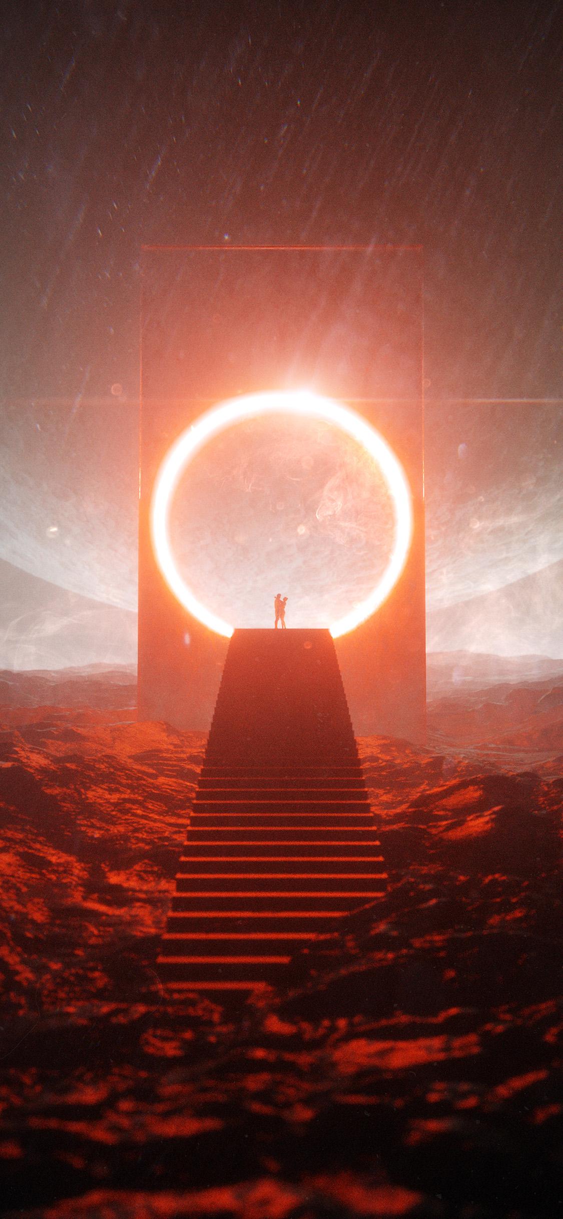 1125x2436 iPhone X wallpaper. stuart space digital fantasy art illustration