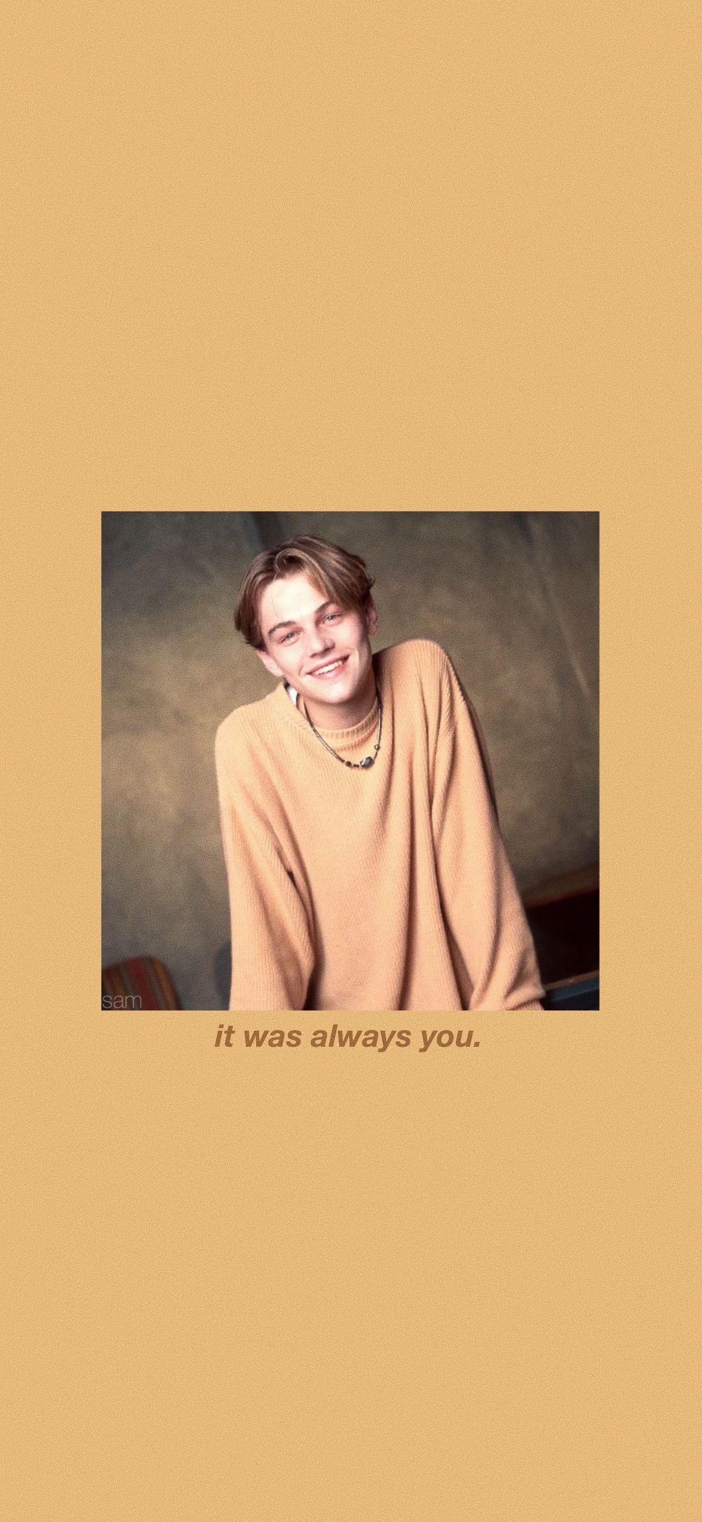 1436x3113 Leonardo DiCaprio Aesthetic Wallpaper
