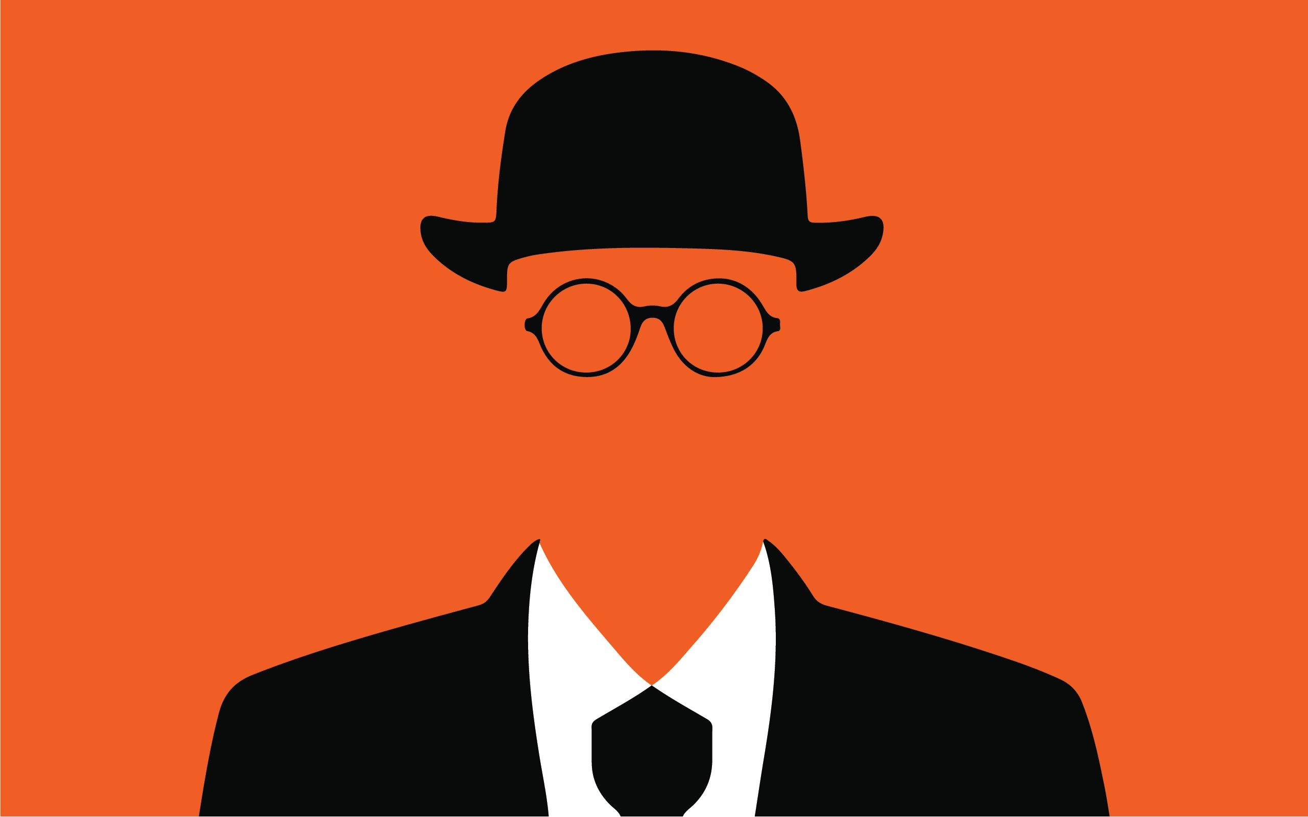 2561x1601 Minimal Suit Wearing Dude In Orange HD Wallpaper