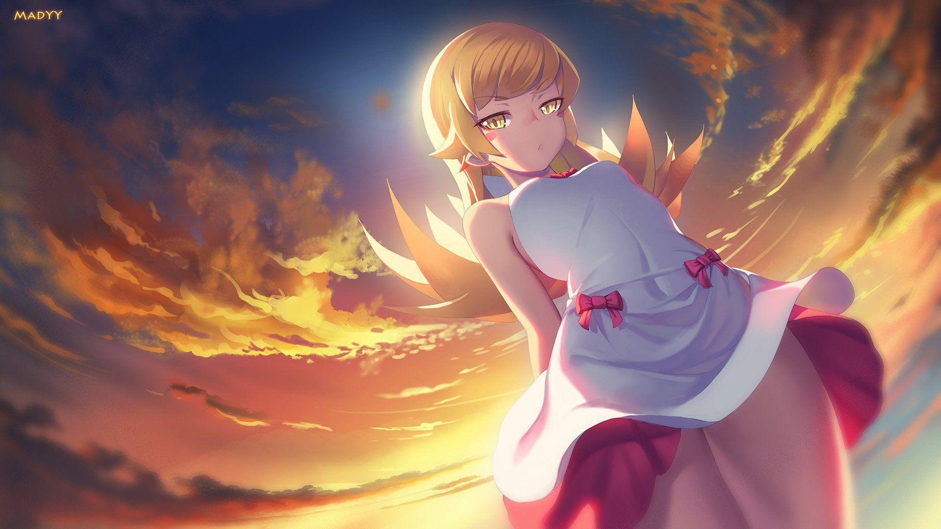 Monogatari Shinobu Oshino Wallpapers Top Free Monogatari Shinobu Oshino Backgrounds Wallpaperaccess