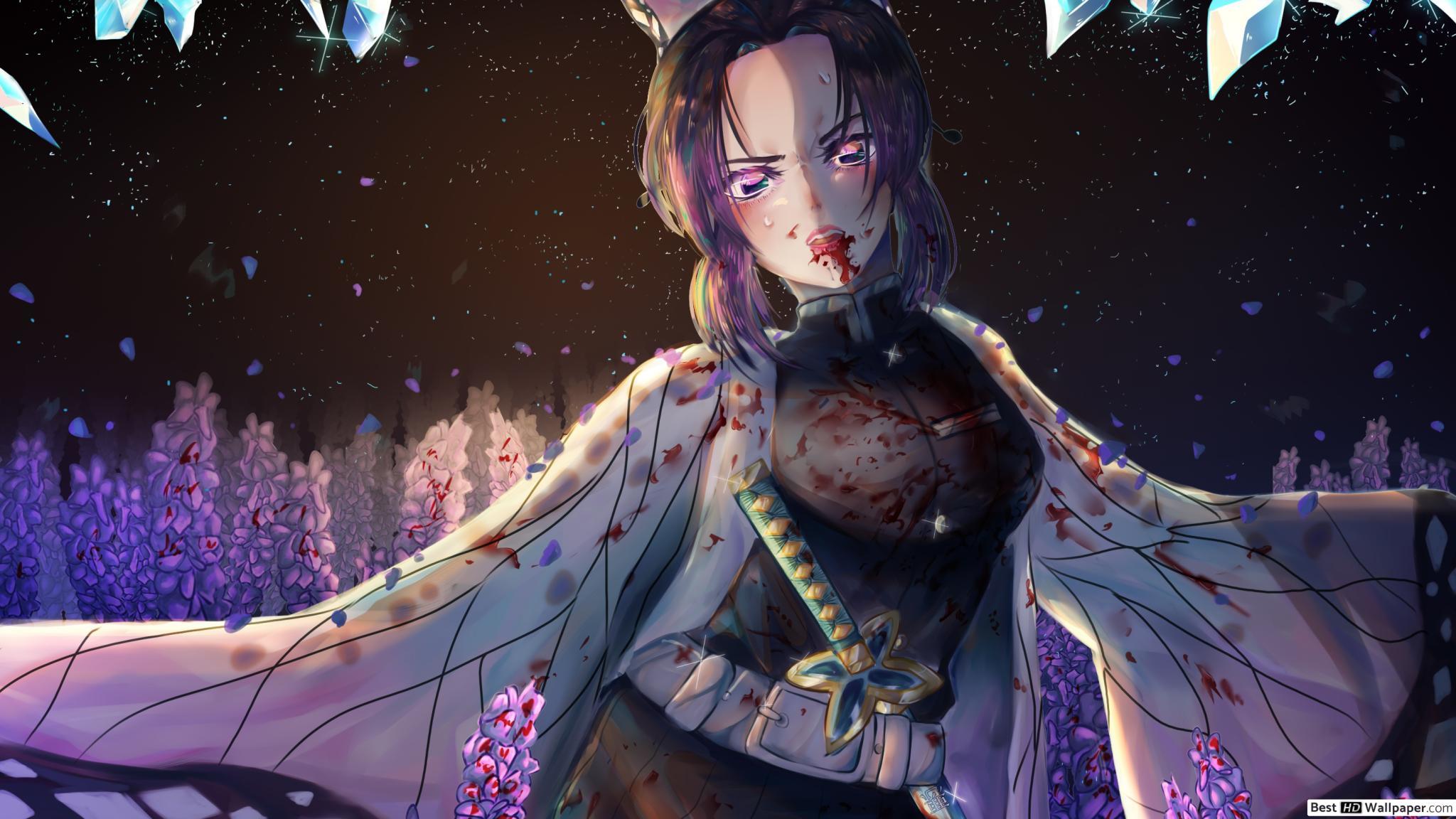 2048x1152 Shinobu Kochou HD wallpaper download