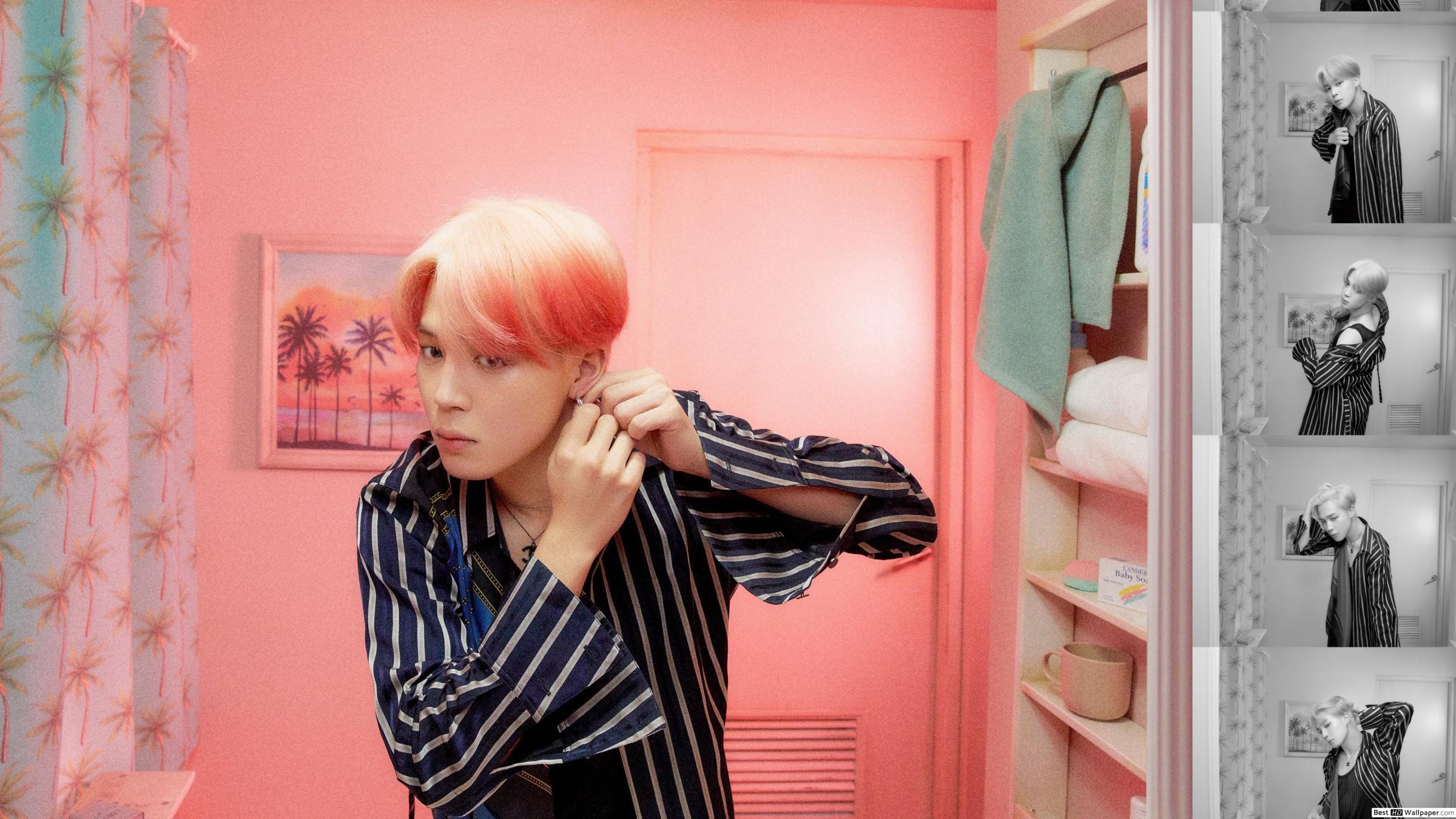2400x1350 Jimin in 'Map of The Soul: Persona' Shoot from BTS (Bangtan Boys) HD wallpaper download