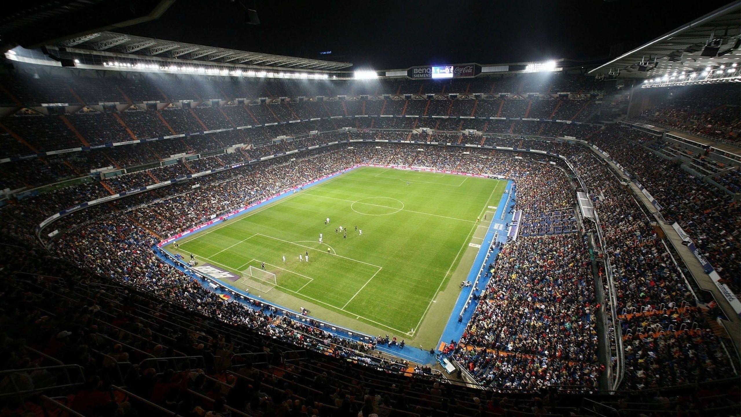 2560x1440 Madrid Soccer Stadium Wallpaper