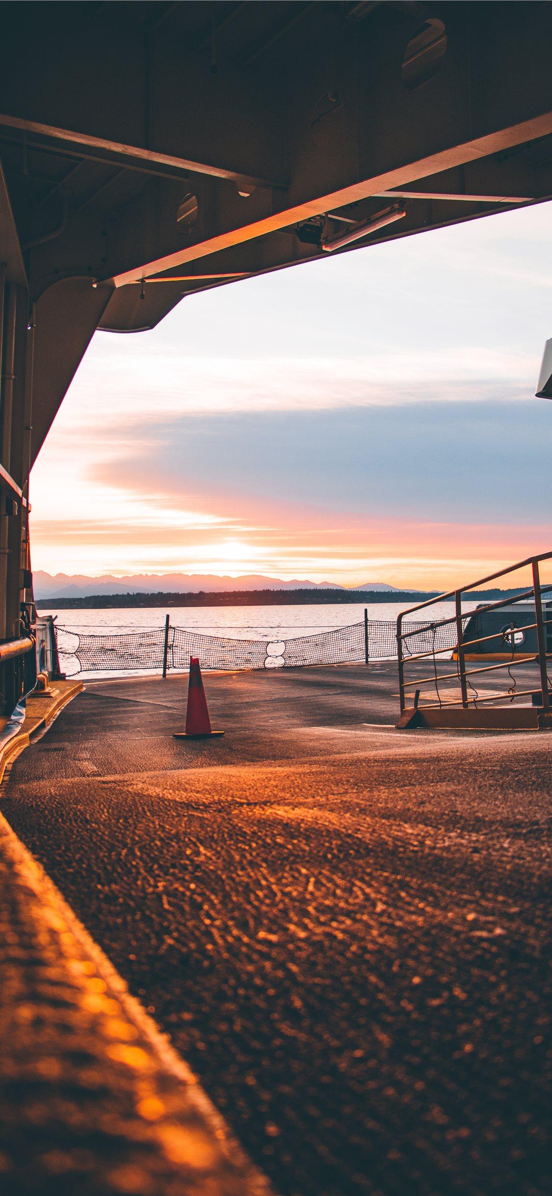 1125x2436 Seattle Ferry Terminal Seattle United States iPhone X Wallpaper Free Download