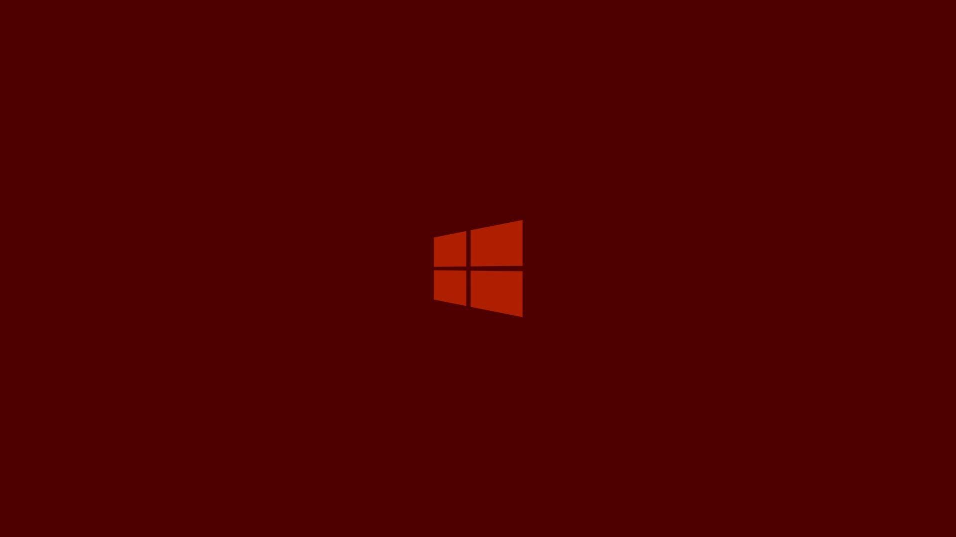 1920x1080 Red Windows Phone Wallpaper 2020