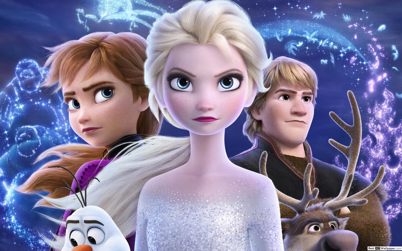 1680x1050 Braver Elsa with supportive friends HD wallpaper download