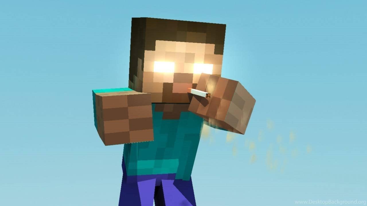 1280x720 Herobrine Funny Minecraft Wallpaper Desktop Background