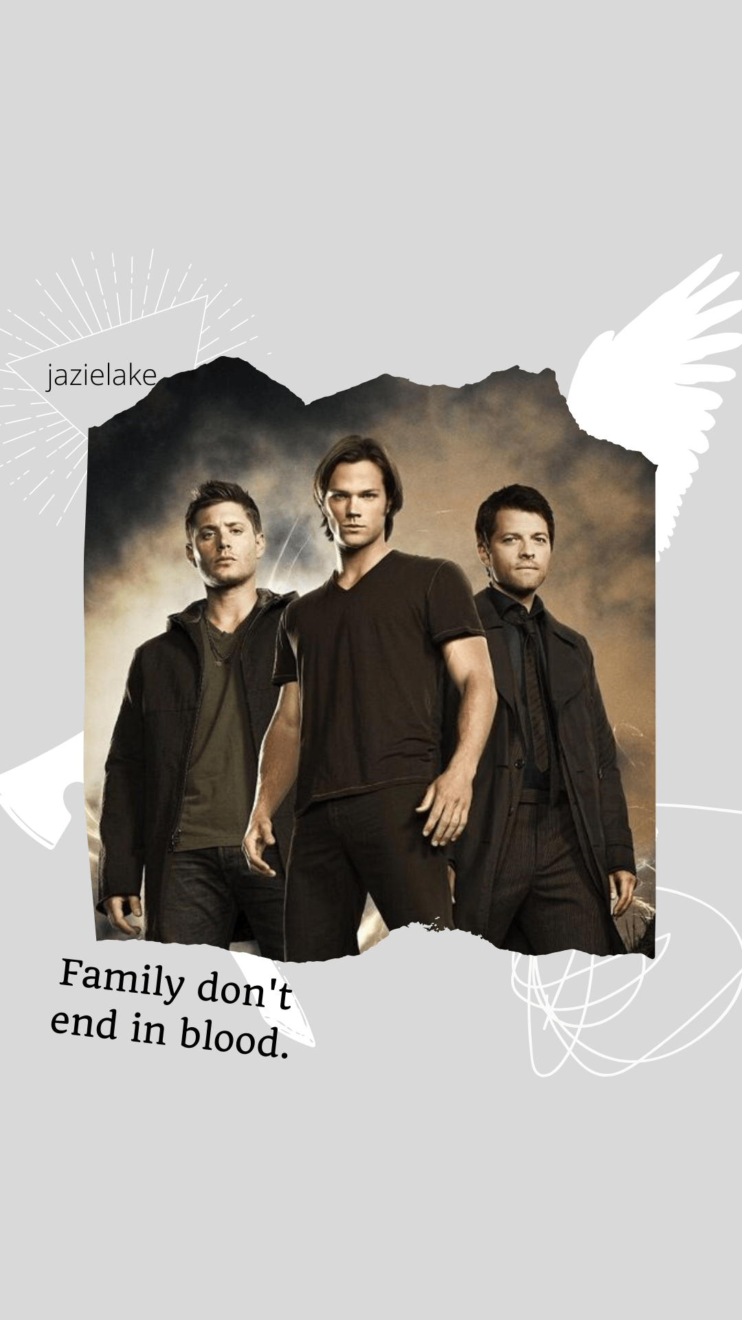 1080x1920 Misha Collins Jensen Ackles. Supernatural Wallpaper. Supernatural Lockscreen. Supernatural Wallpaper, Supernatural Quotes, Supernatural