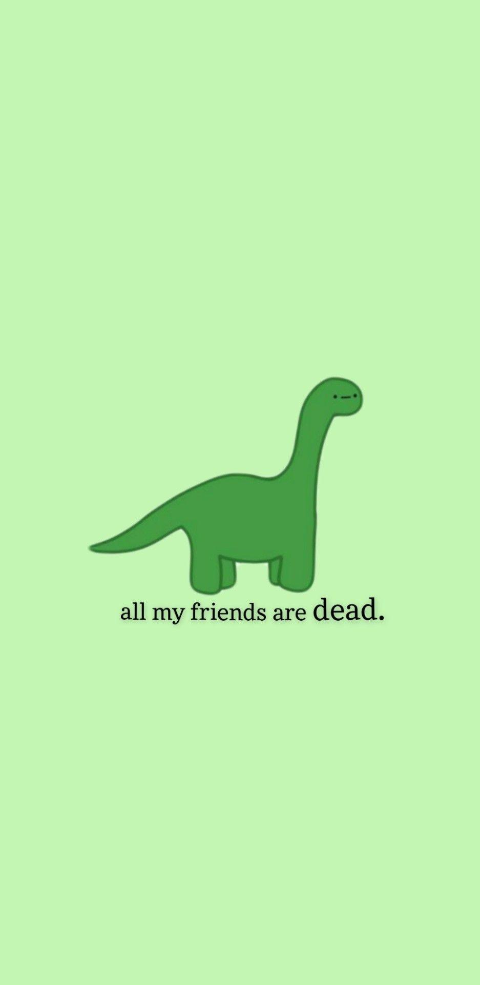 937x1920 Dino Cute Wallpaper