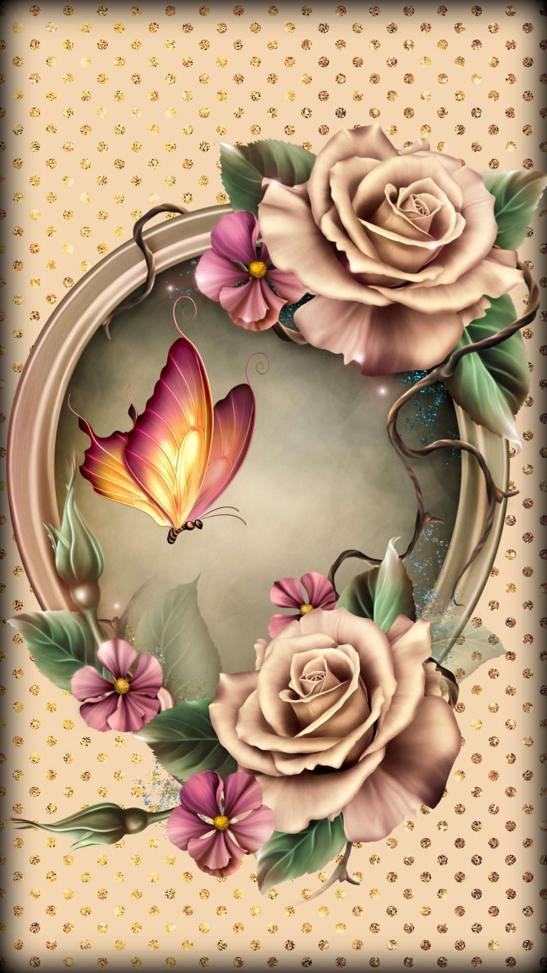 1080x1920 ОБОИ НА ТЕЛЕФОН. Butterfly wallpaper background, Flowery wallpaper, Flower wallpaper